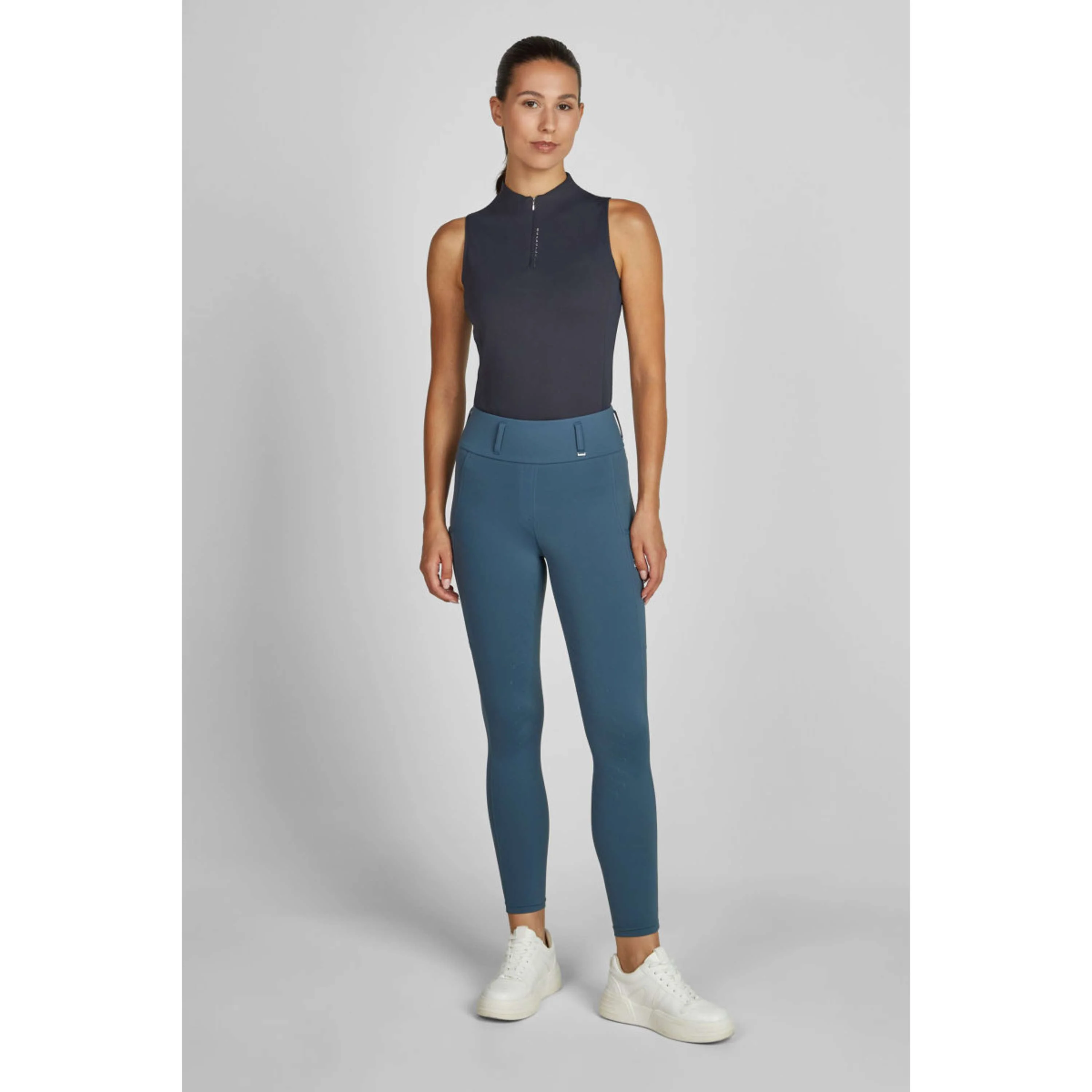 Eskadron Legging d'Équitation Classic Sports Flex Full Grip Ocean - Image 3