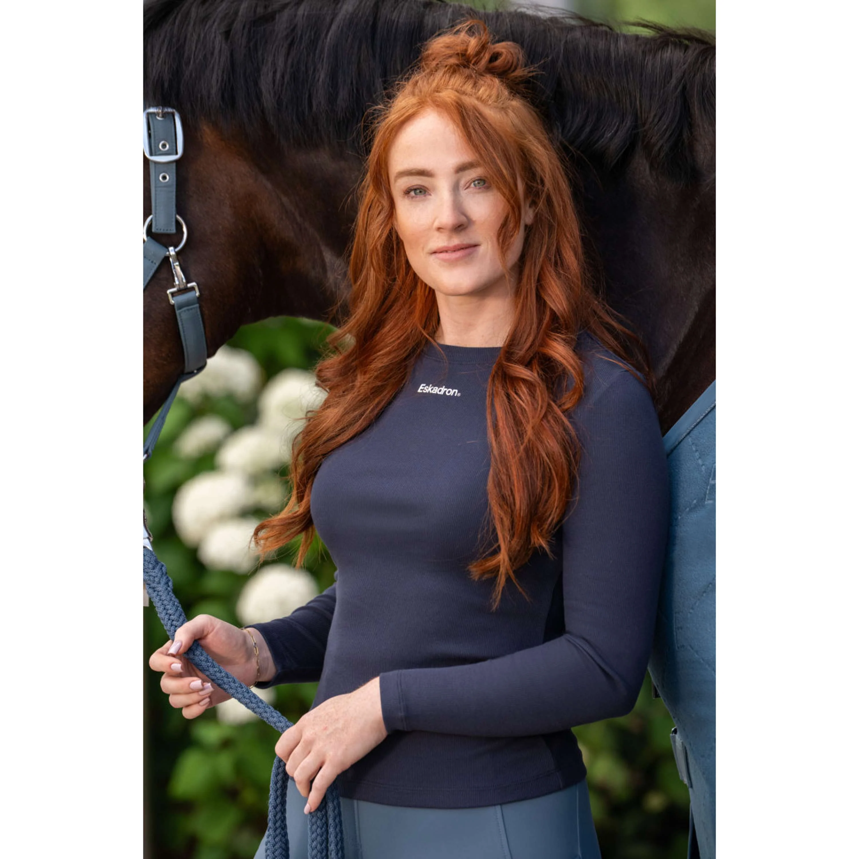 Eskadron Manches Longues Classic Sports Rib Marin - Image 2