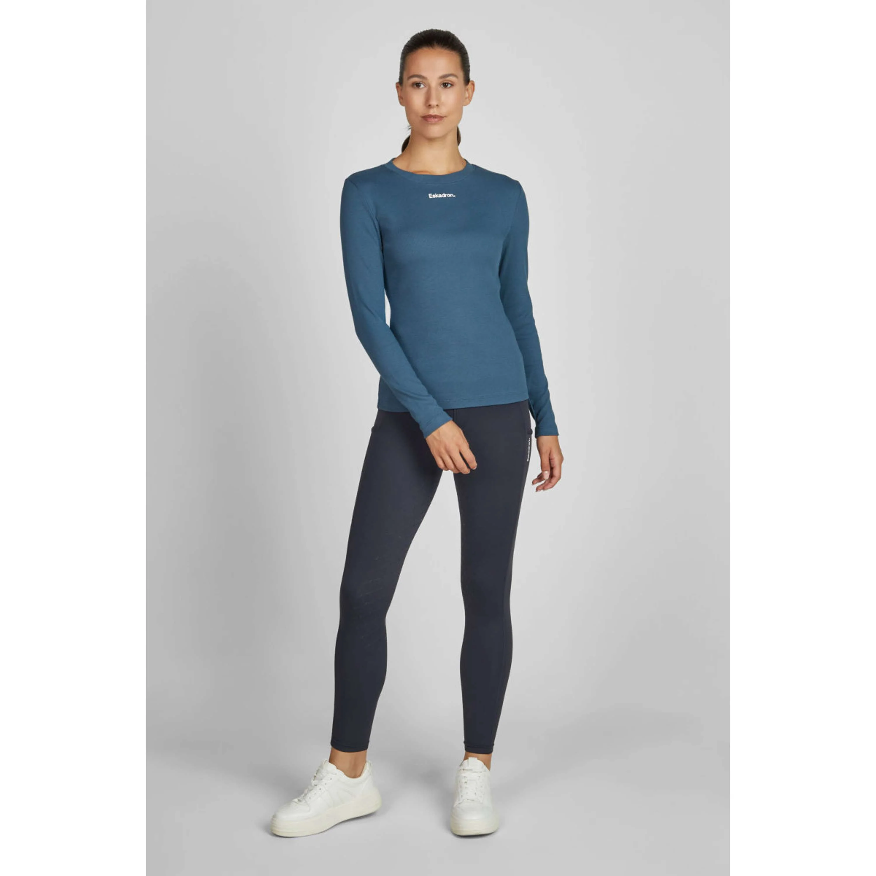 Eskadron Manches Longues Classic Sports Rib Ocean - Image 2