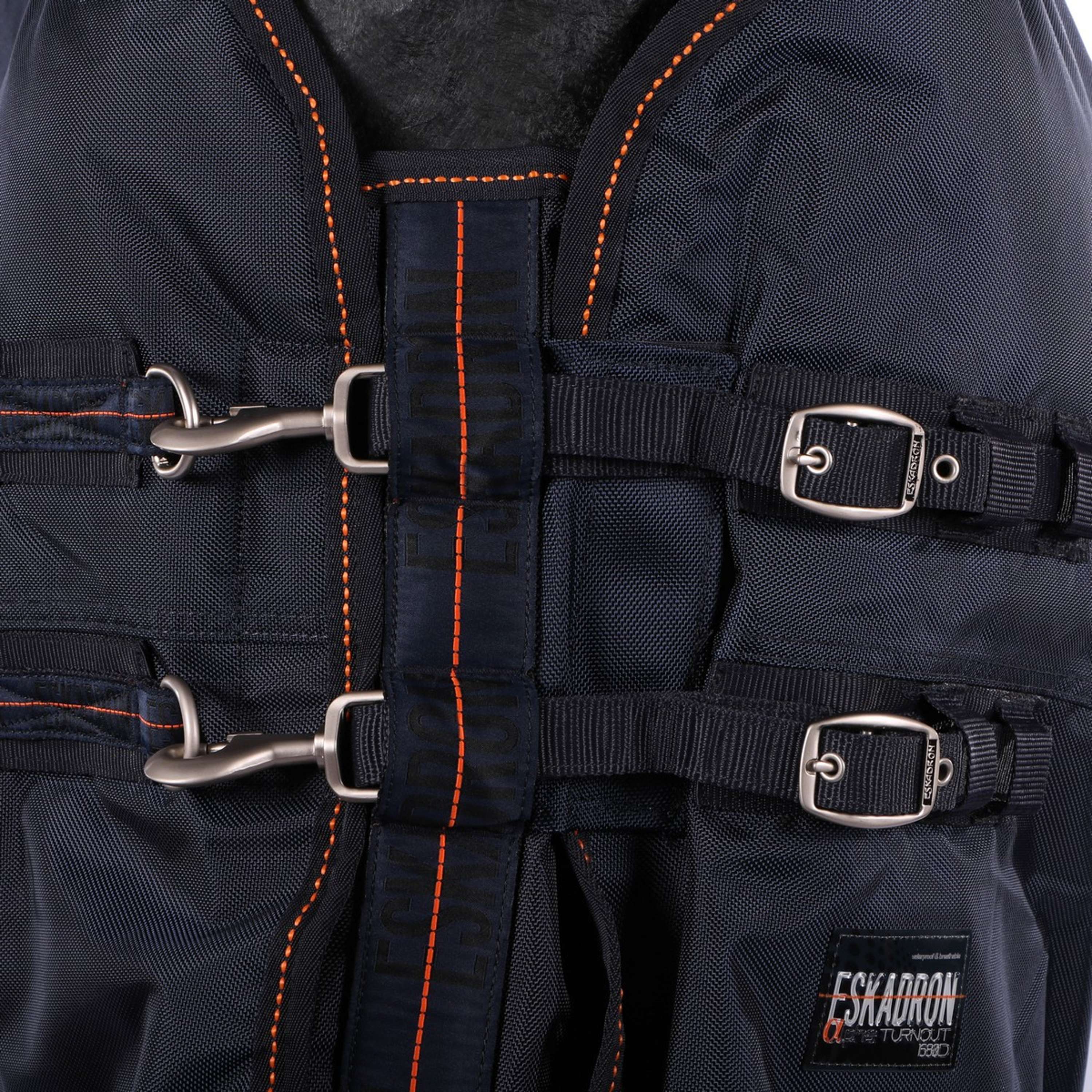 Eskadron Turnout Rug Alpha 1680D 200g Marin foncé - Image 4