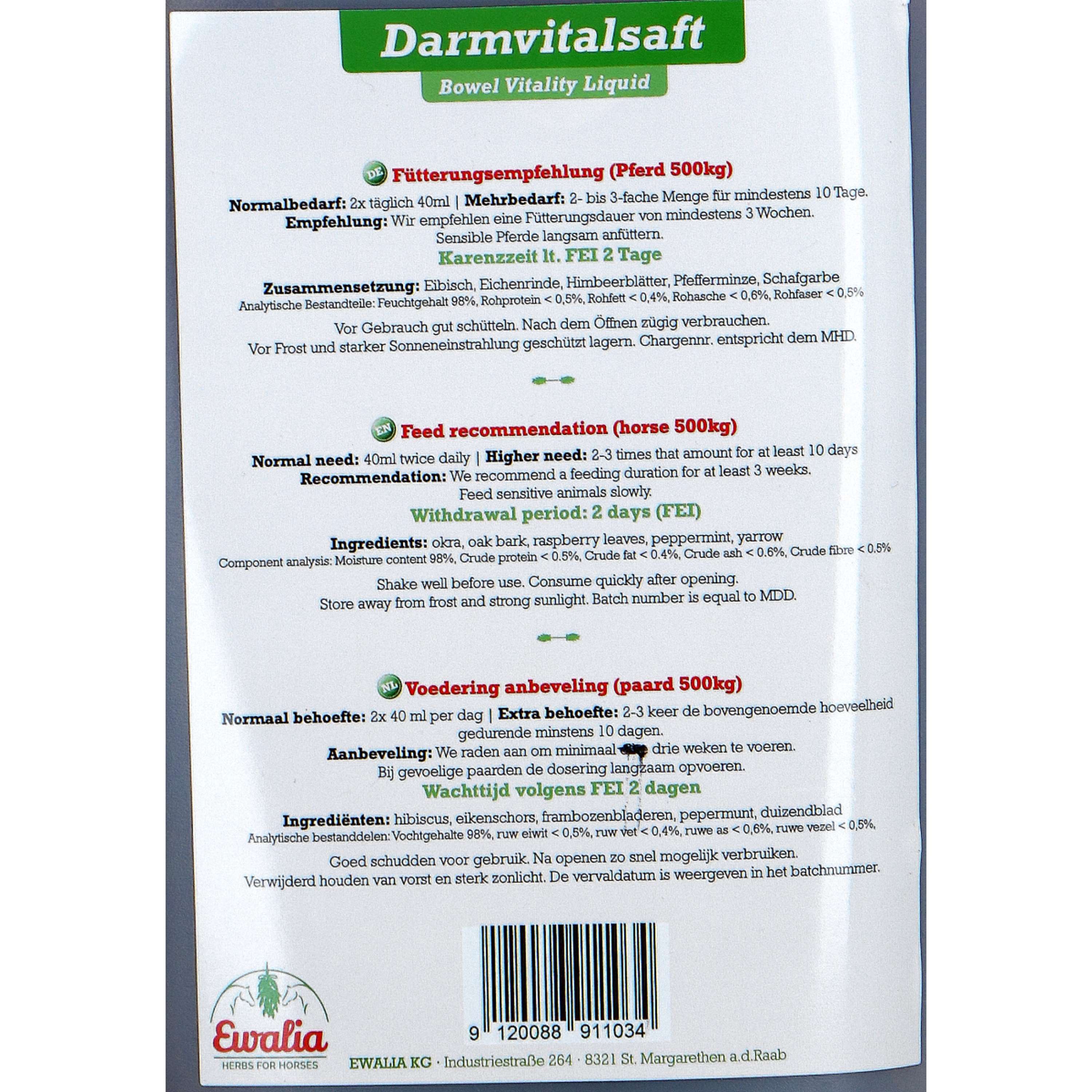Ewalia Bowel Vitality Liquid Cheval - Image 4