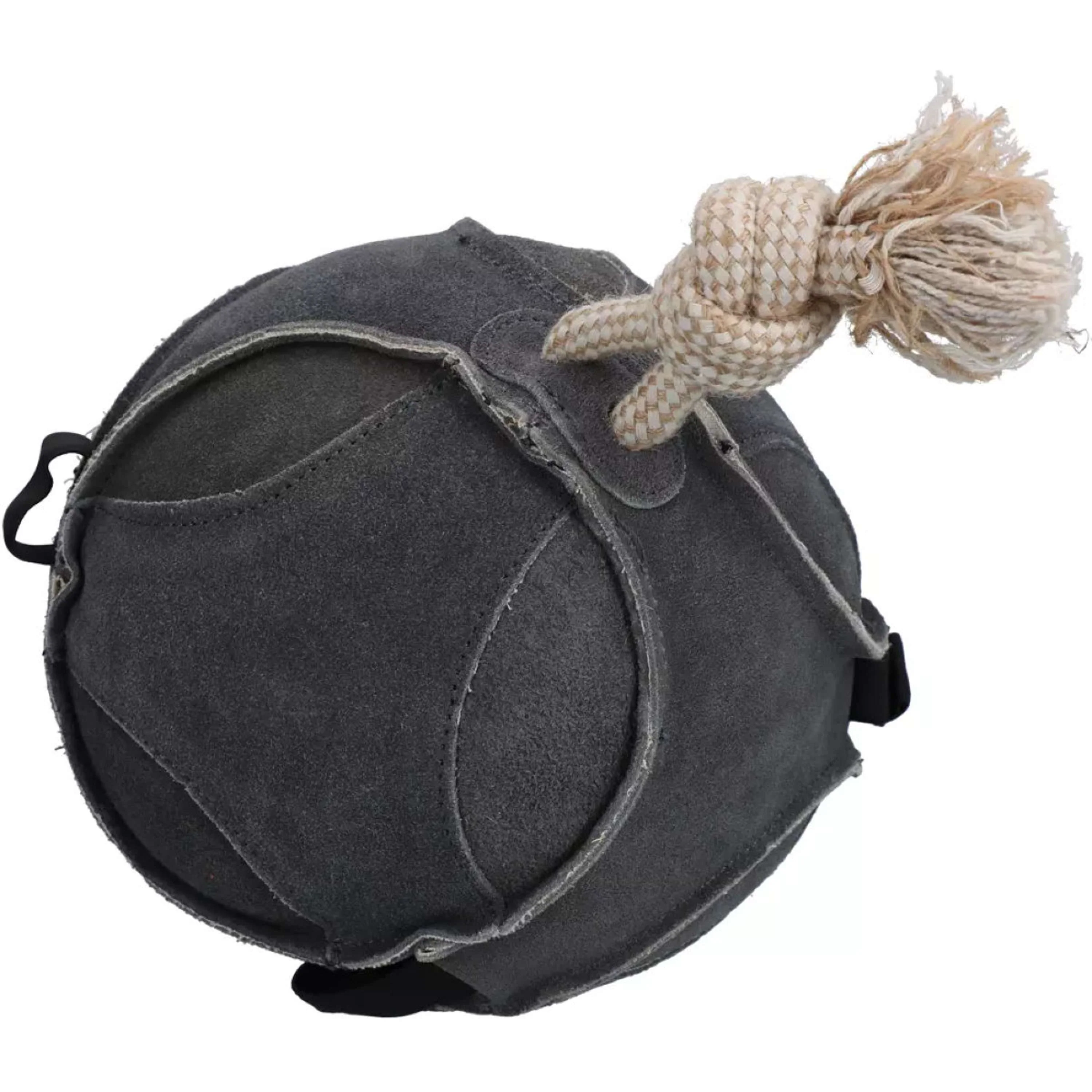 Excellent Balle de jeu amusante pour chevaux Suede Gris - Image 2