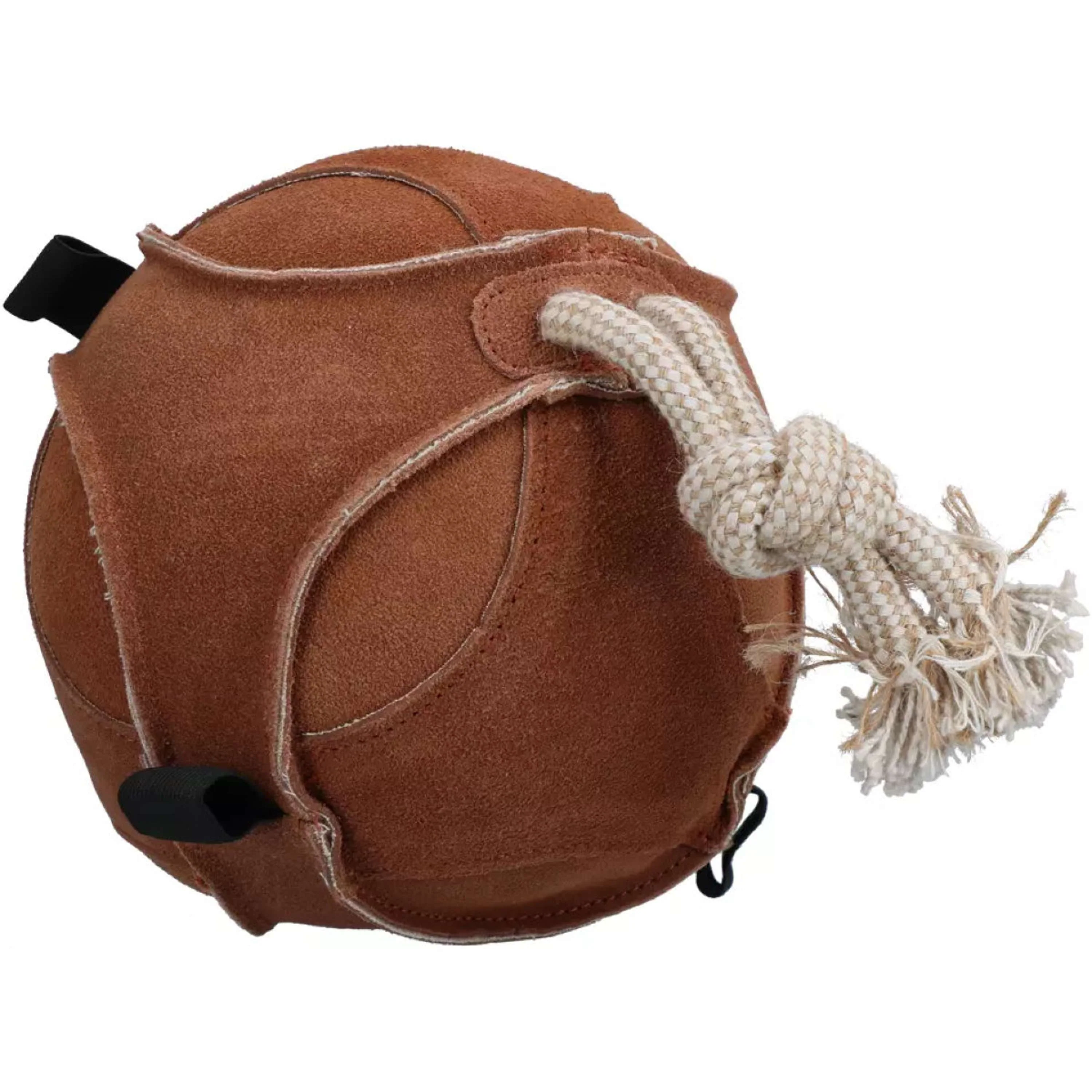 Excellent Balle de jeu amusante pour chevaux Suede Marron - Image 2