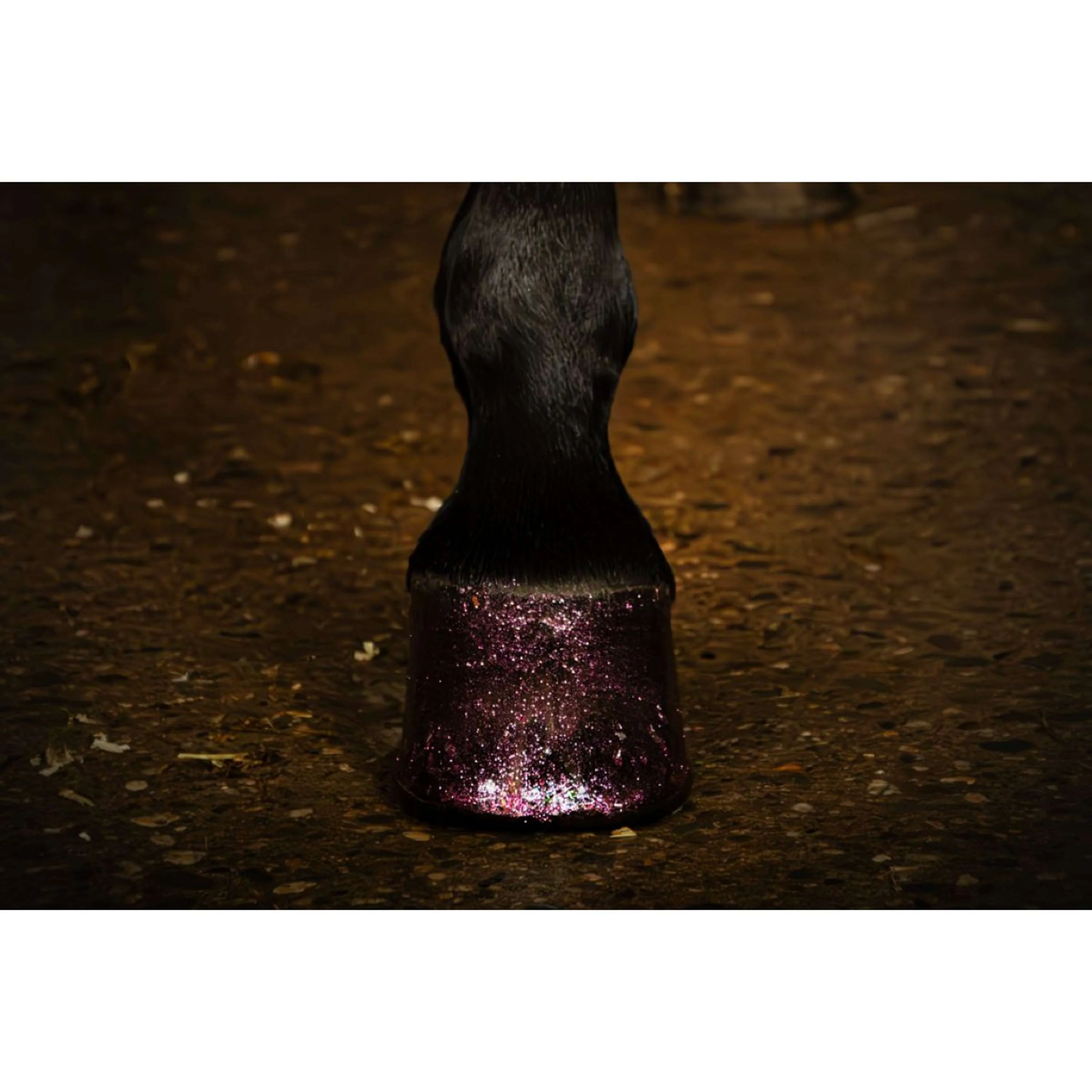 Excellent Hoof Polish Hi Gloss Glitter Rose - Image 2