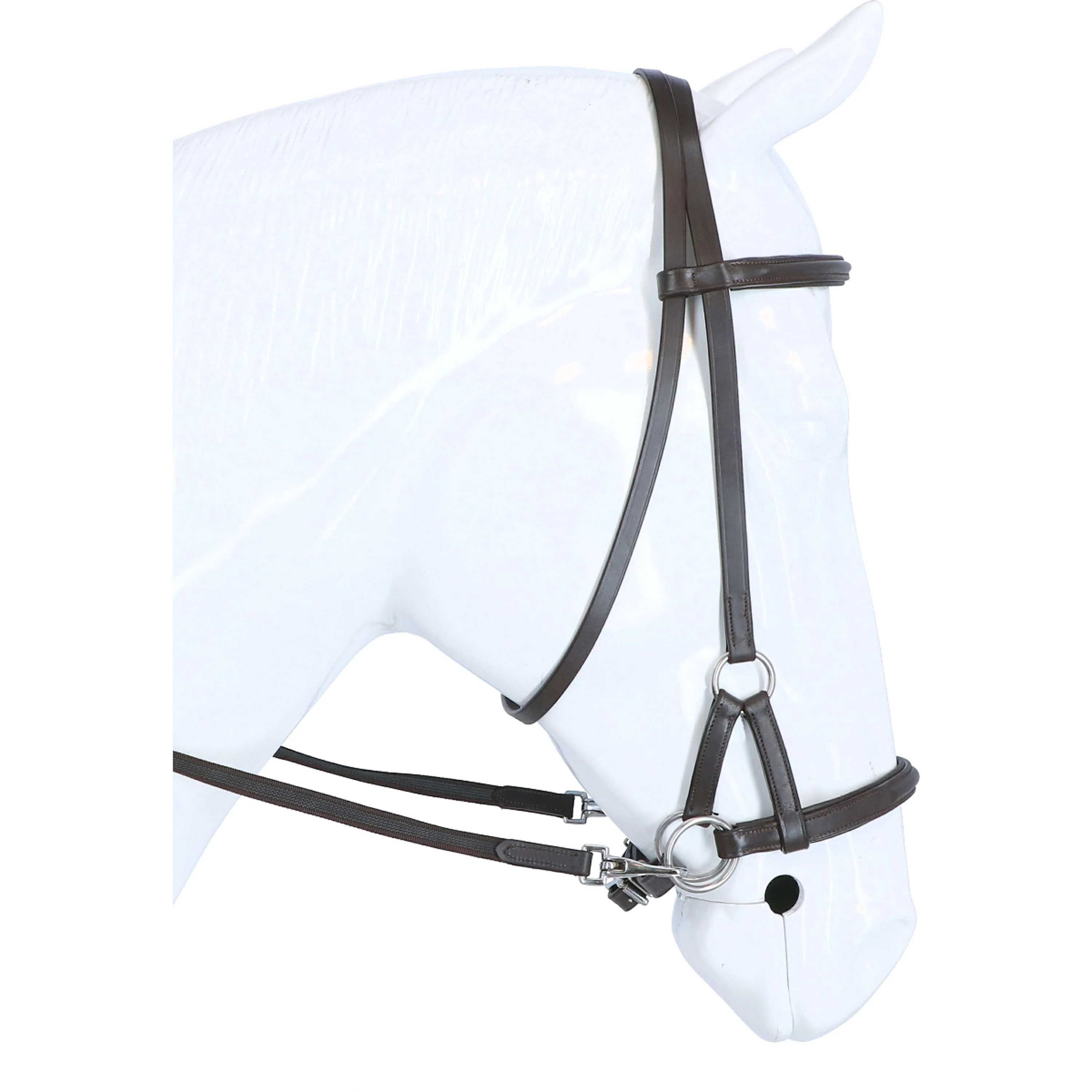 F.R.A. Bridon sans Mors Pardoes Side Pull Marron - Image 4