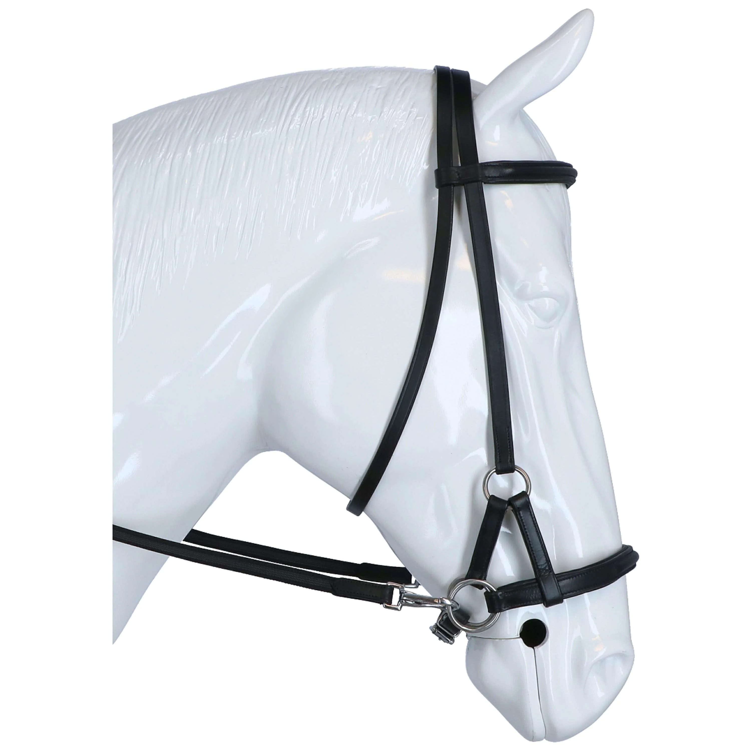 F.R.A. Bridon sans Mors Pardoes Side Pull Noir - Image 4