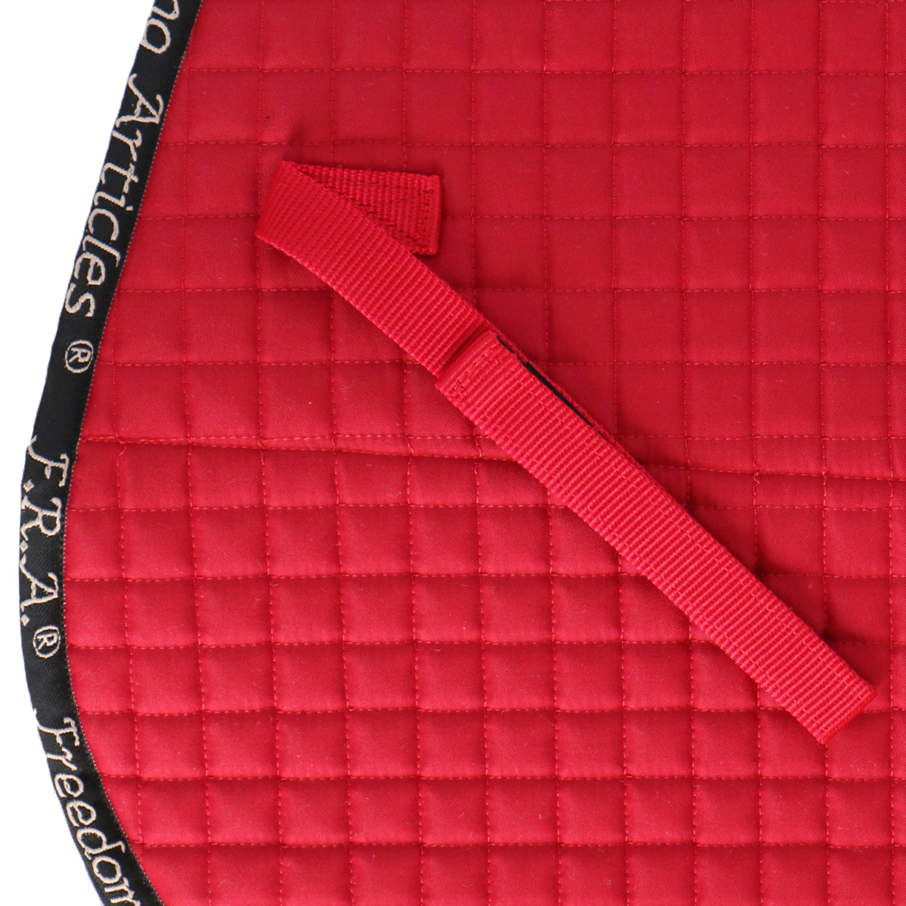 F.R.A. Chabraque Unica avec Poshes pour Selle Pieds nus Rouge - Image 3