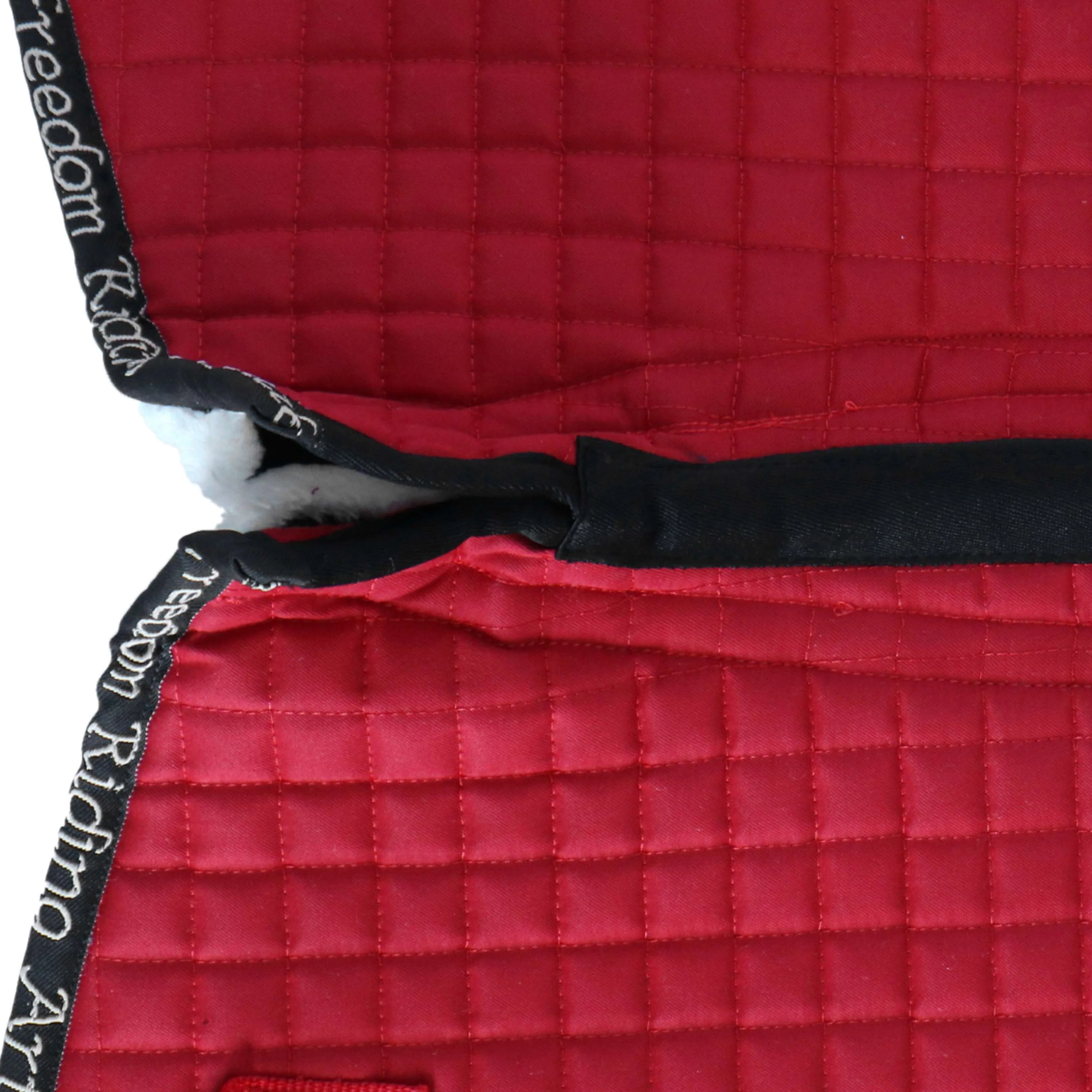 F.R.A. Chabraque Unica avec Poshes pour Selle Pieds nus Rouge - Image 4