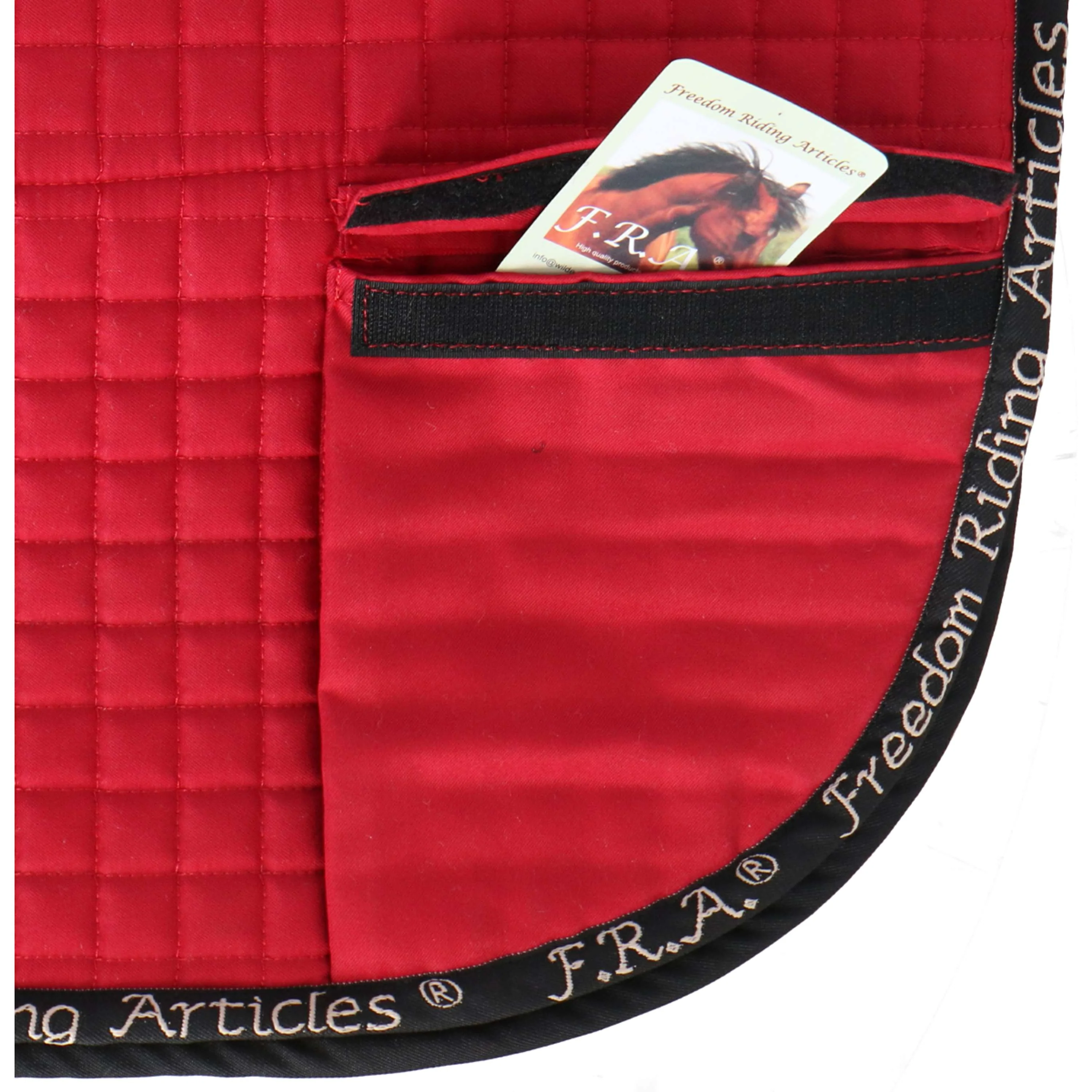 F.R.A. Chabraque Unica avec Poshes pour Selle Pieds nus Rouge - Image 7