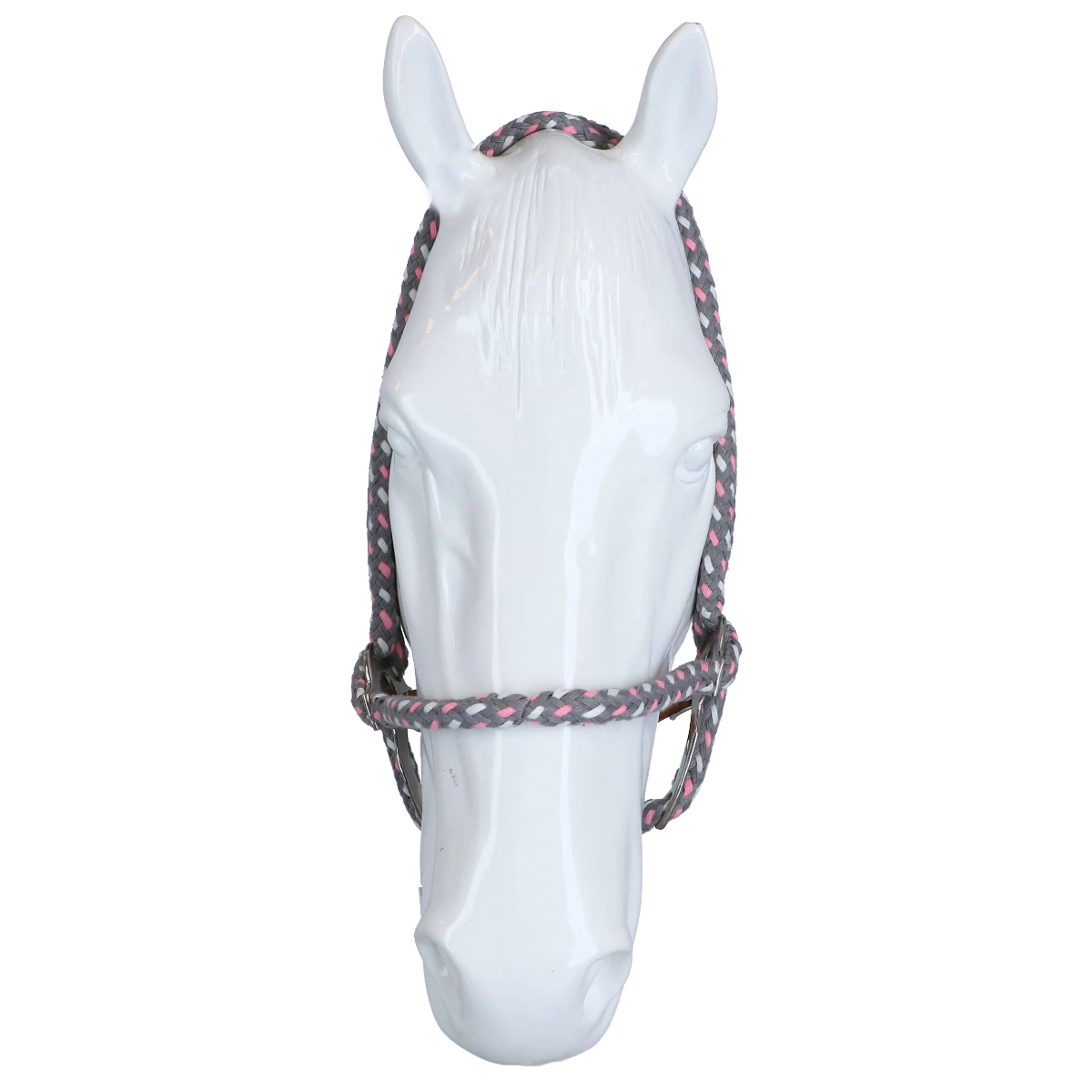 F.R.A. Hackamore Jaspis Coton Rose/Gris/Blanc - Image 3