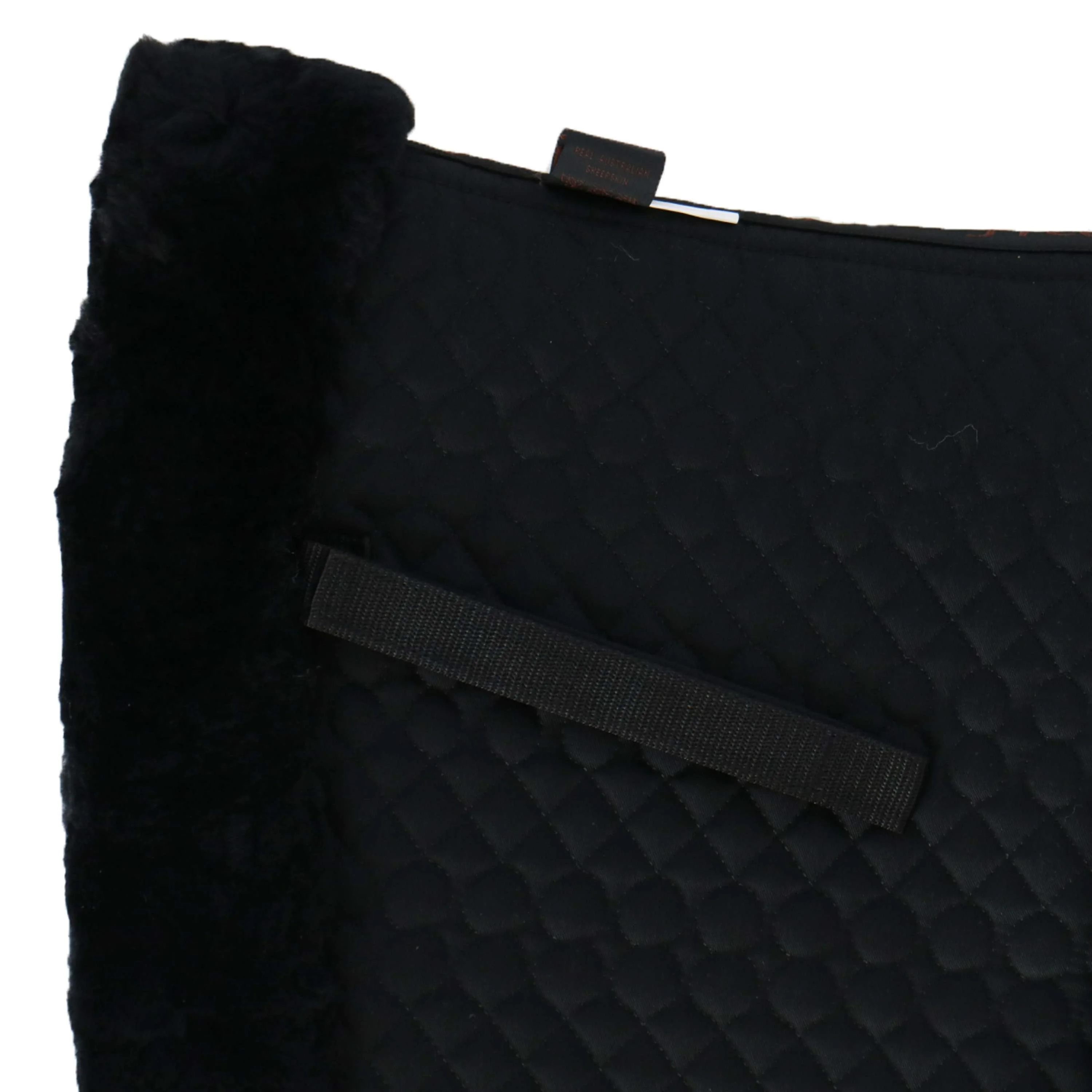 F.R.A. Tapis de Selle De Luxe Dressage Fourrure Complète Noir - Image 3