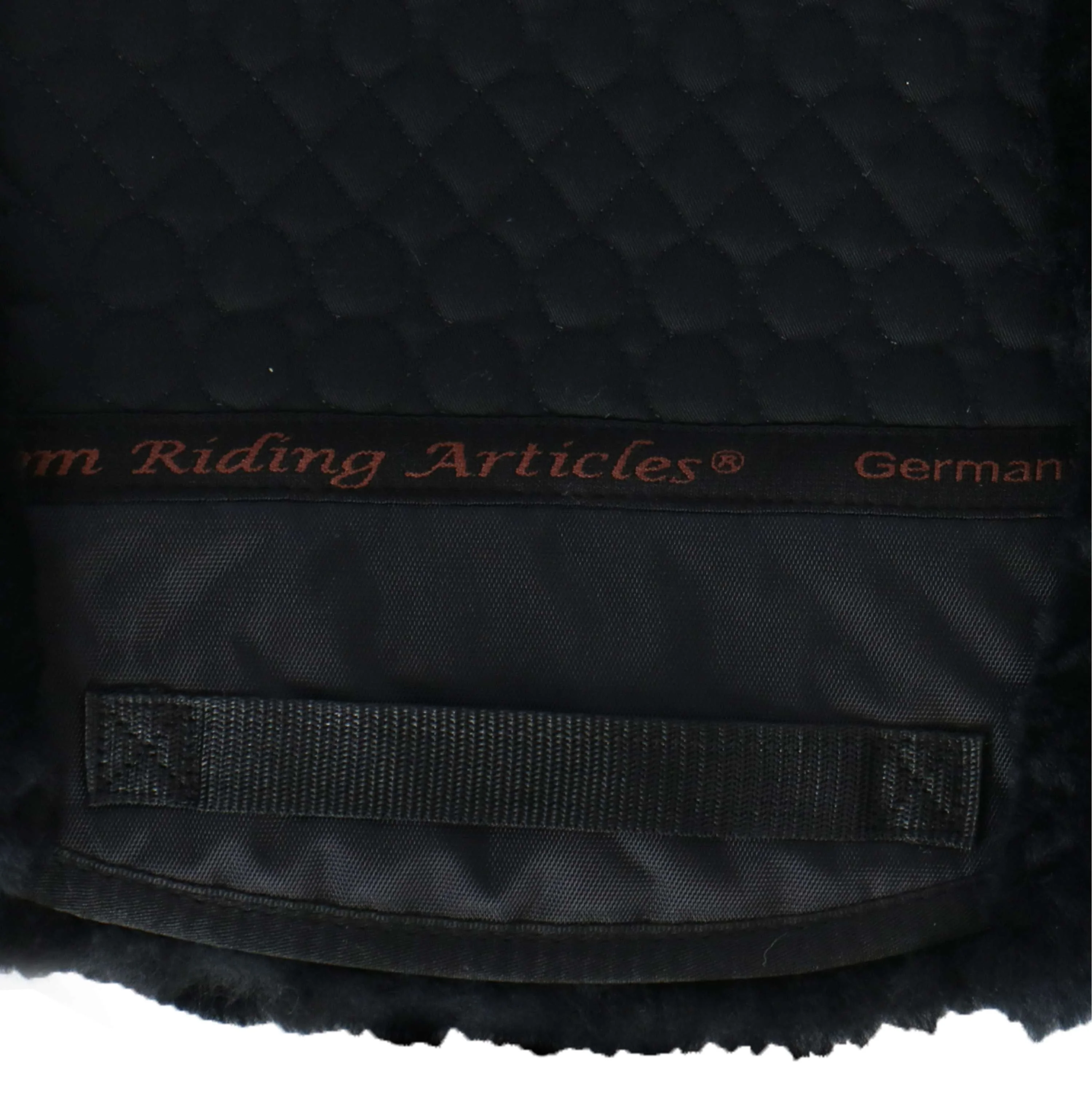 F.R.A. Tapis de Selle De Luxe Dressage Fourrure Complète Noir - Image 4