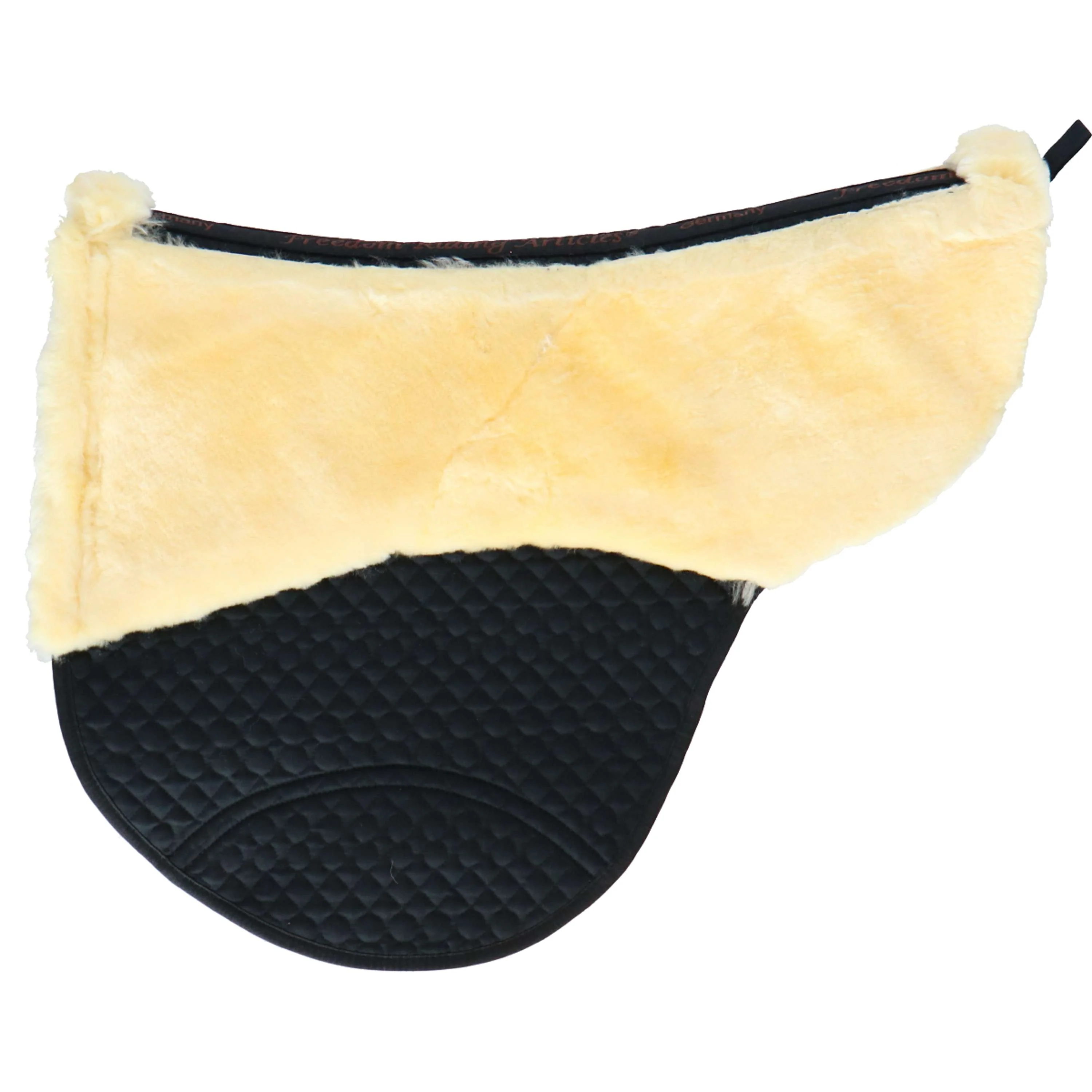 F.R.A. Tapis de Selle De Luxe Extra pour Selle Boomloos Noir/Naturel - Image 2