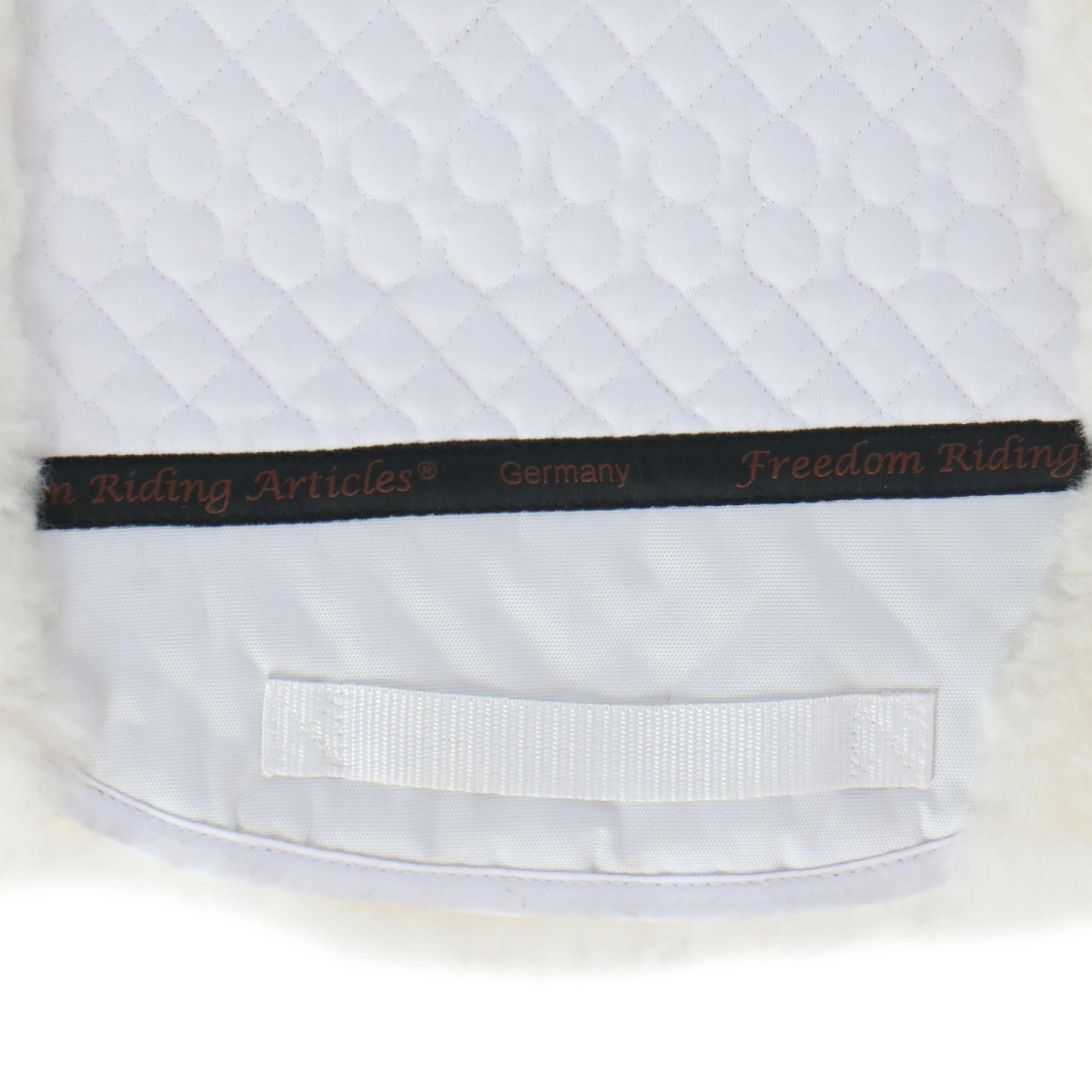 F.R.A. Tapis de Selle De Luxe Polyvalent Fourrure Complète Blanc - Image 4