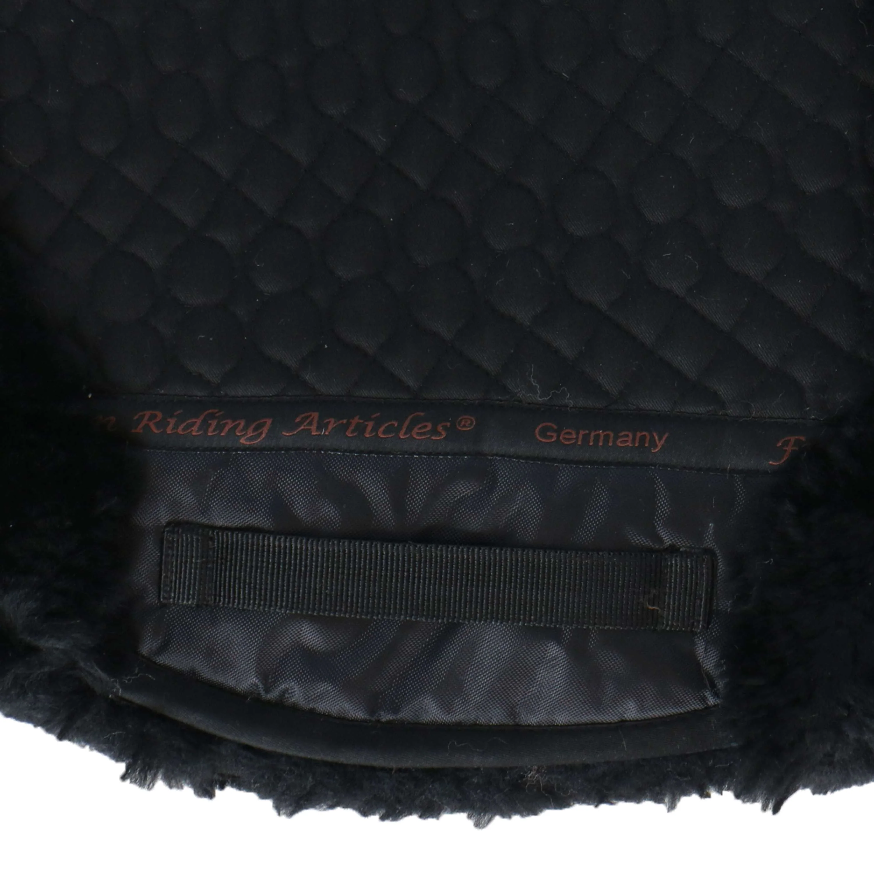 F.R.A. Tapis de Selle De Luxe Polyvalent Fourrure Complète Noir - Image 4