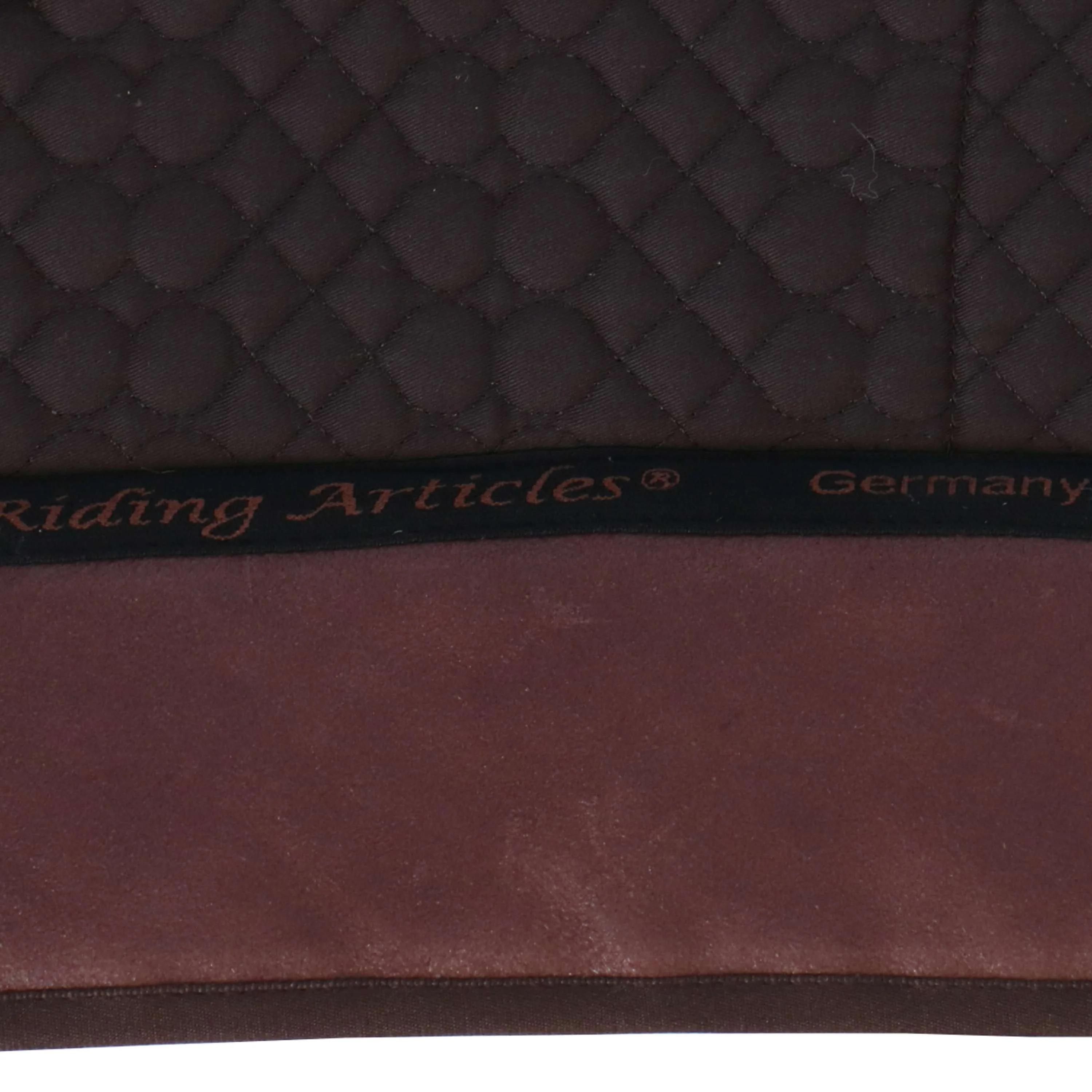 F.R.A. Tapis Western De Luxe Extra Fourrure Complète 3 Compartiments avec Inserts Marron/Naturel - Image 4