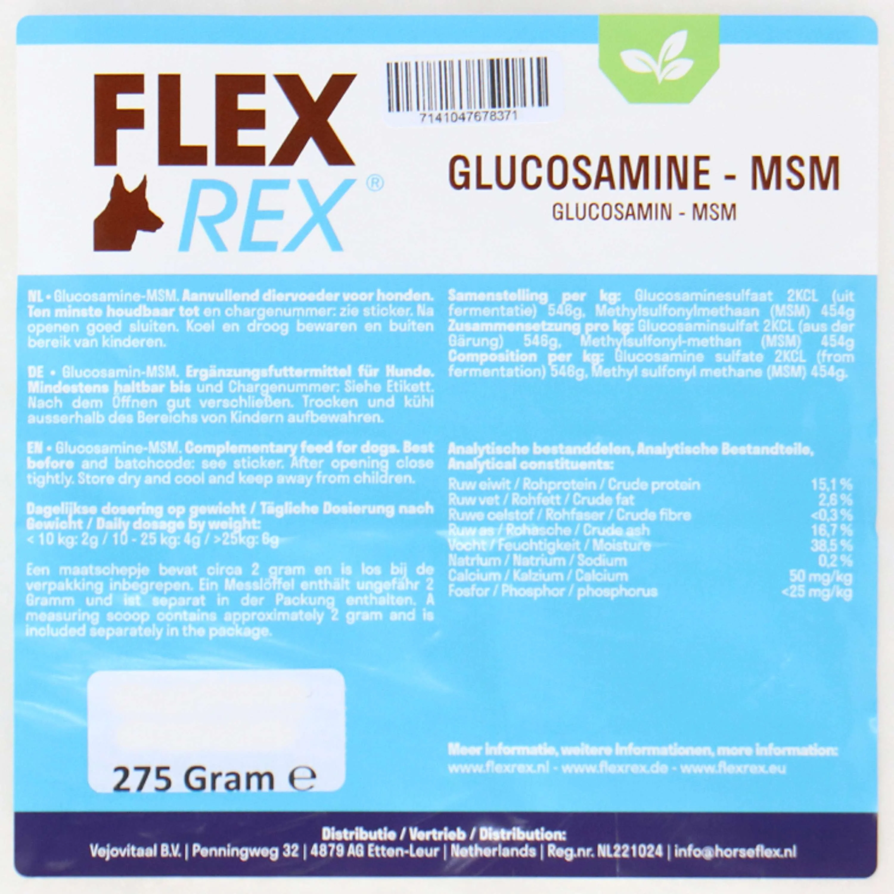 Flexrex Glucosamine-MSM Recharge - Image 3