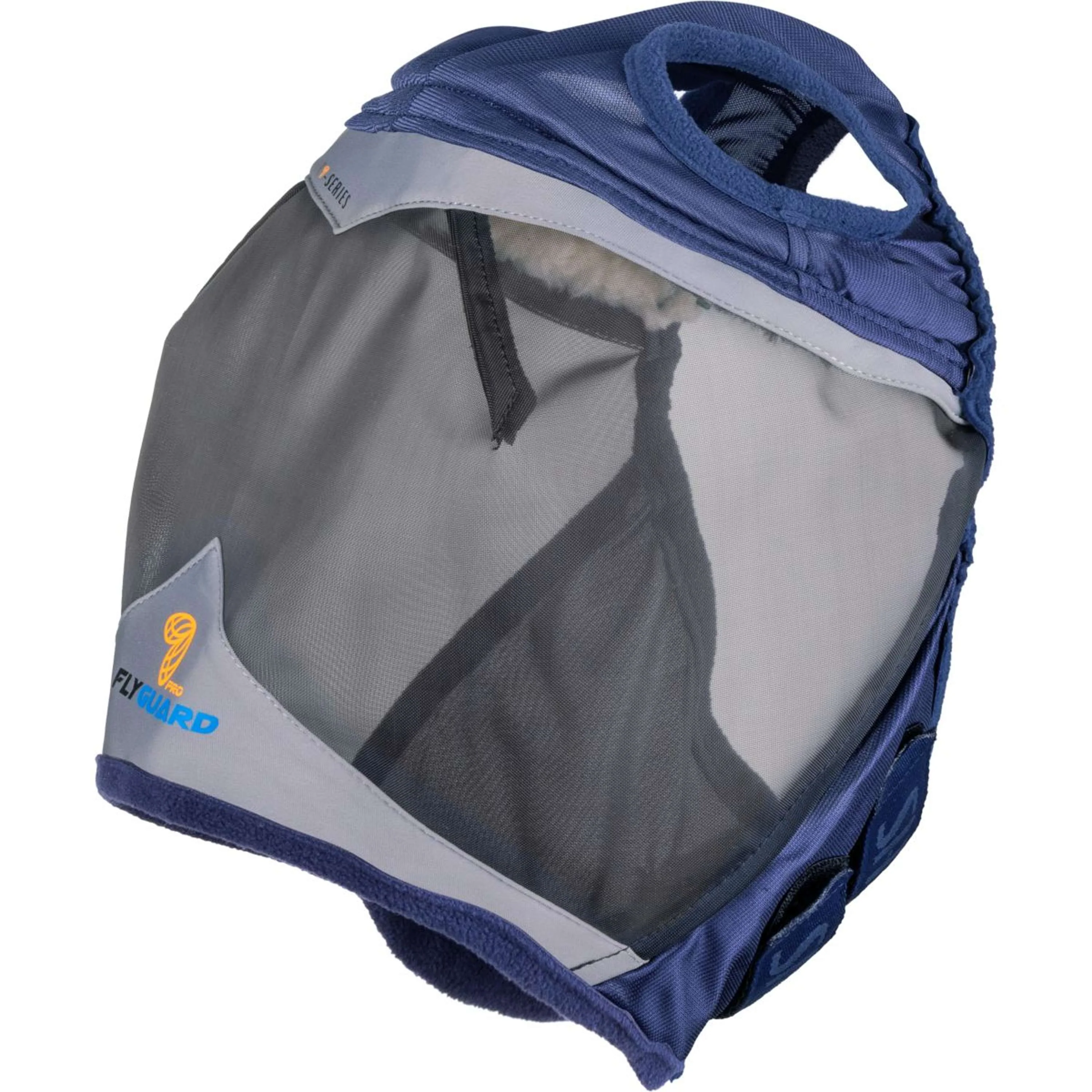 FlyGuard by Shires Masque Anti-Mouches Pro Fine Mesh avec Découpe D'oreille Marin - Image 2