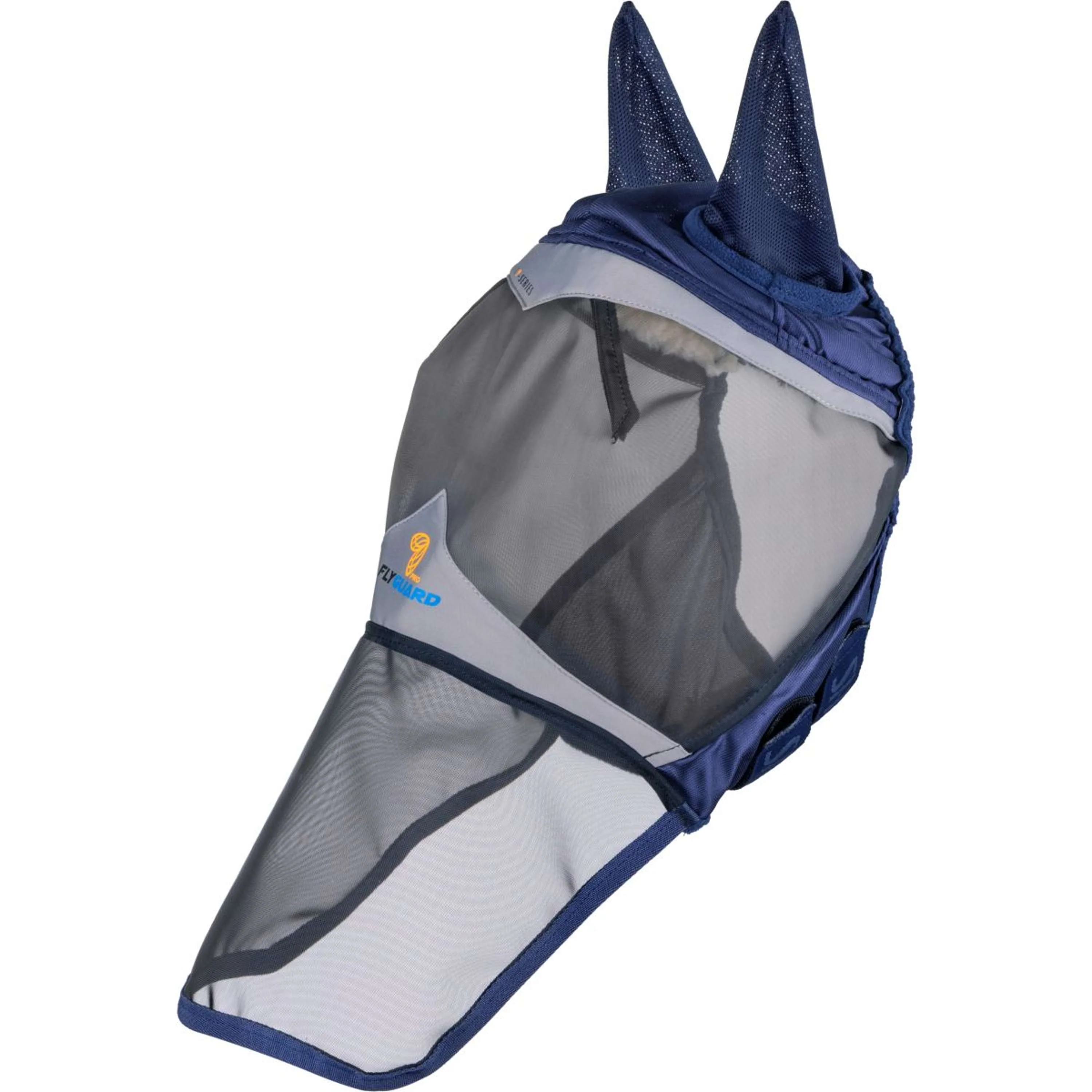 FlyGuard by Shires Masque Anti-Mouches Pro Fine Mesh avec Oreilles et Rabat Nez Marin - Image 2