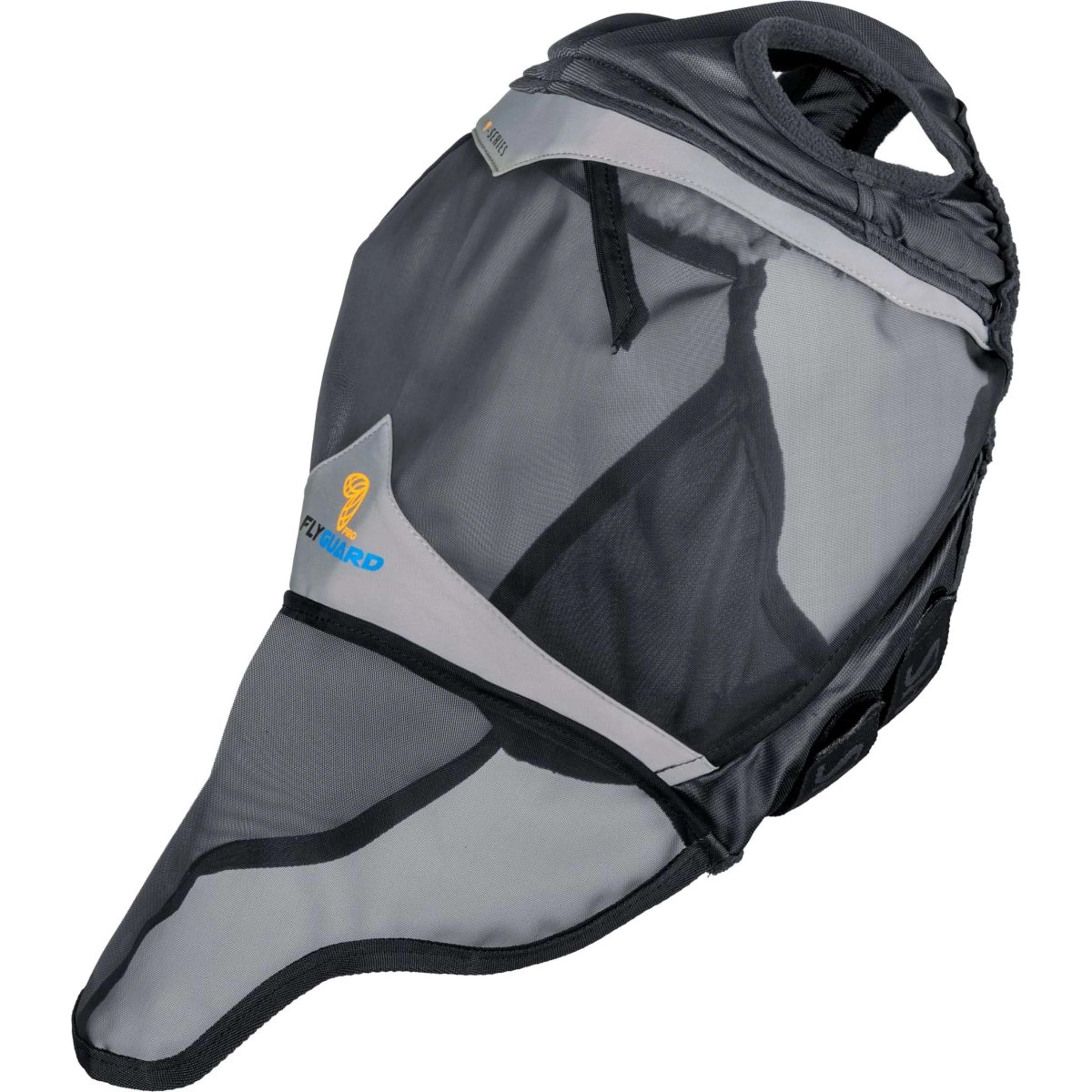 FlyGuard by Shires Masque Anti-Mouches Pro Fine Mesh met Ooruitsparing en Neusflap Jet - Image 2