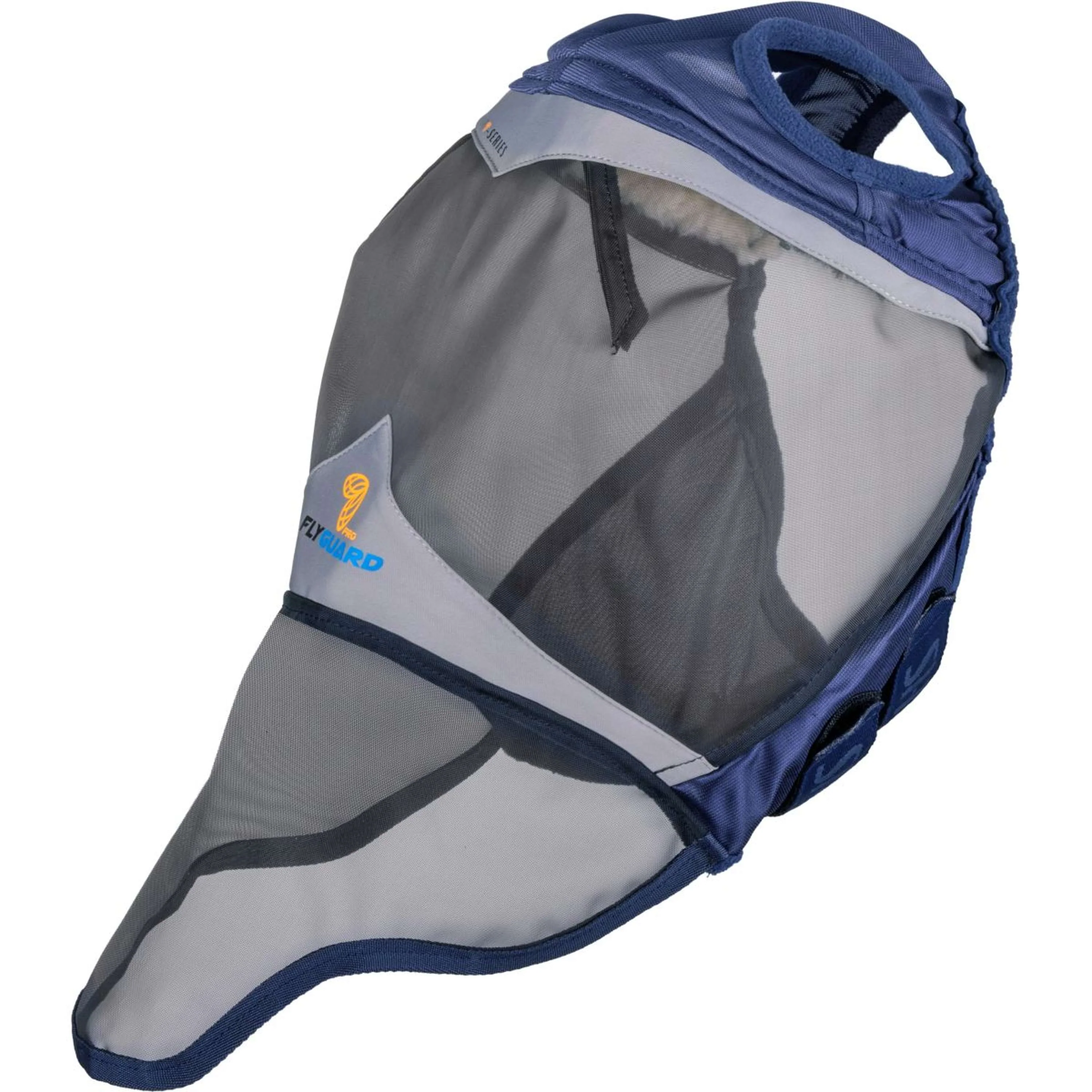 FlyGuard by Shires Masque Anti-Mouches Pro Fine Mesh met Ooruitsparing en Neusflap Marin - Image 2