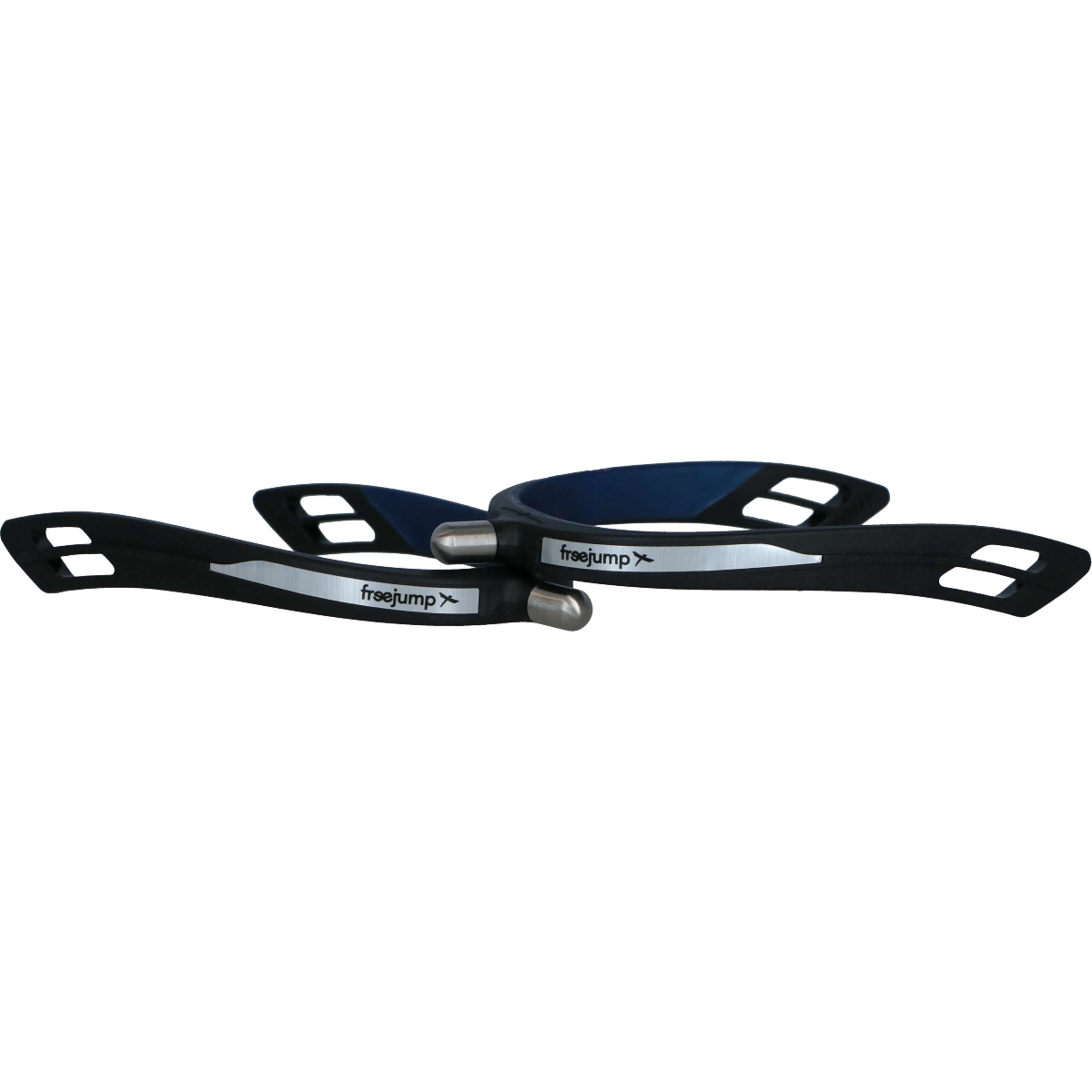 Freejump Eperon Prince de Galles Spur'on Round End Noir/Pearl Blue - Image 2