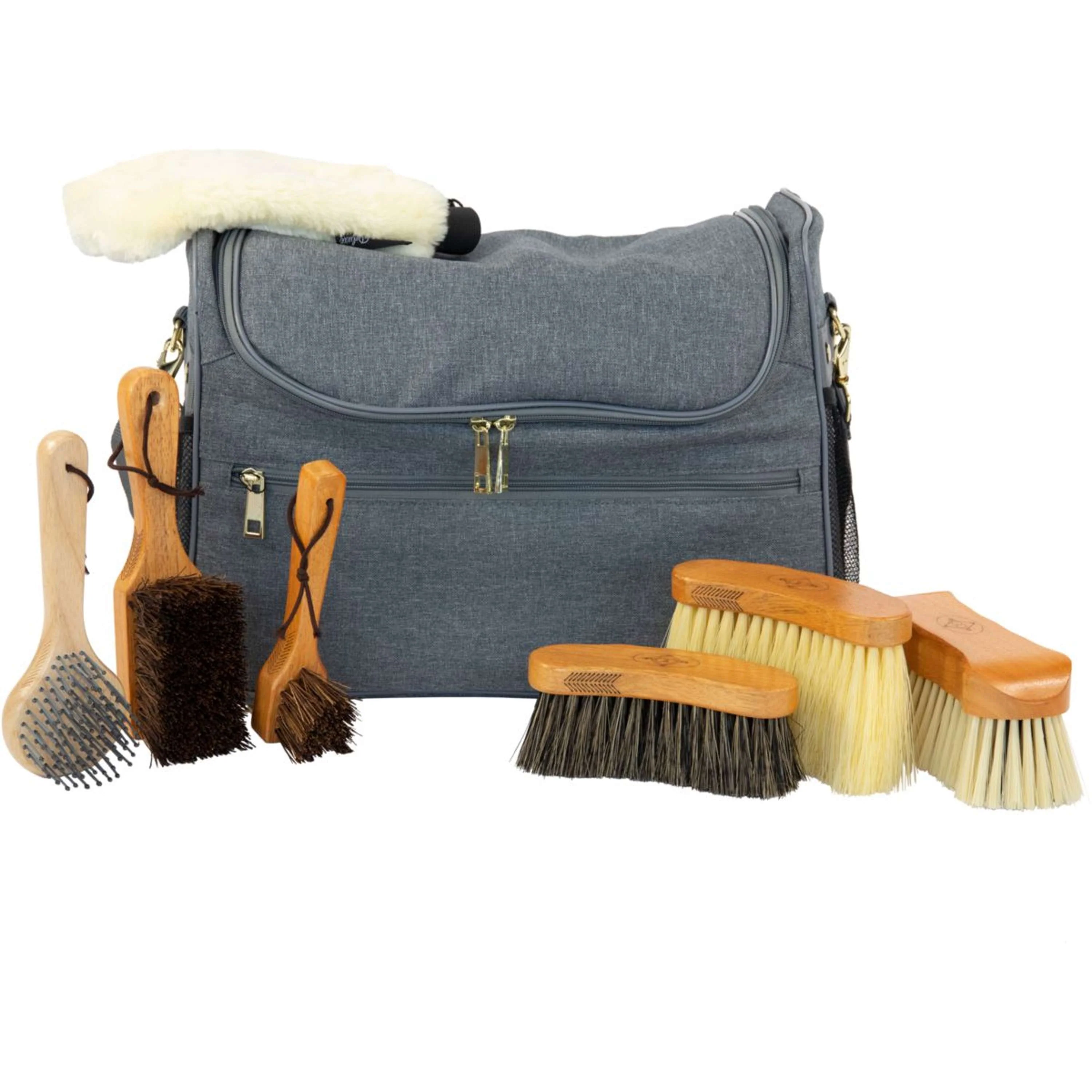 Grooming Deluxe by Kentucky Grooming Bag Set Gris - Image 10