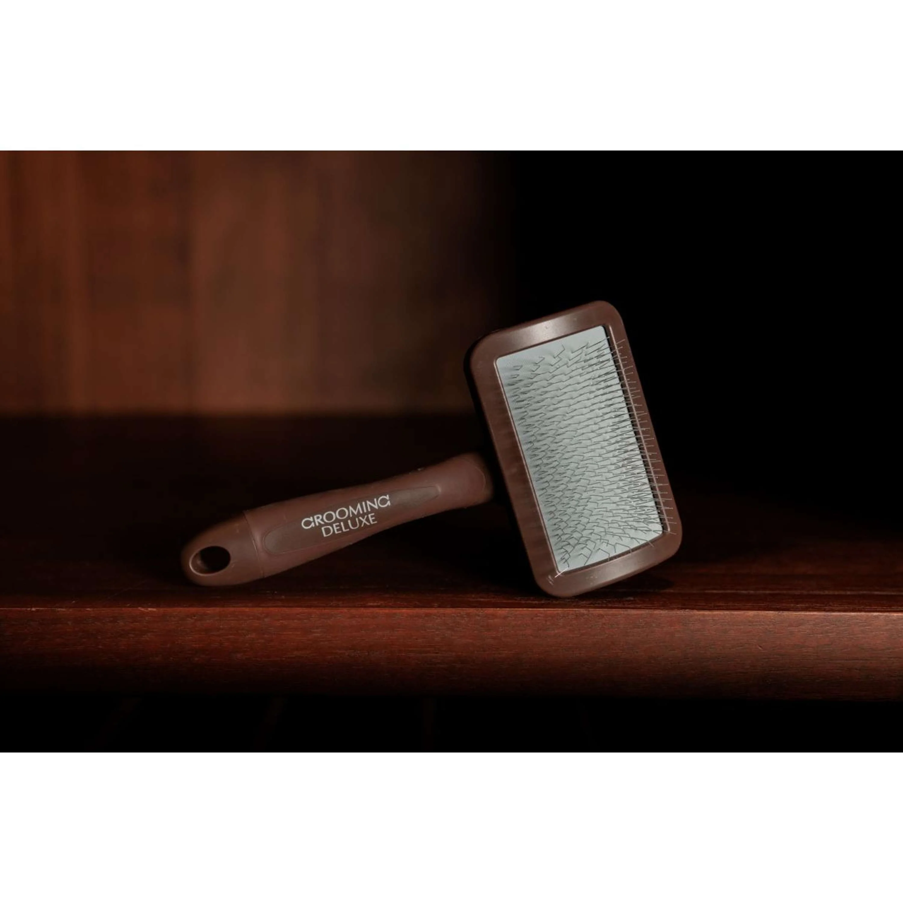 Grooming Deluxe by Kentucky Velcro Cleaning Brush Marron - Image 5