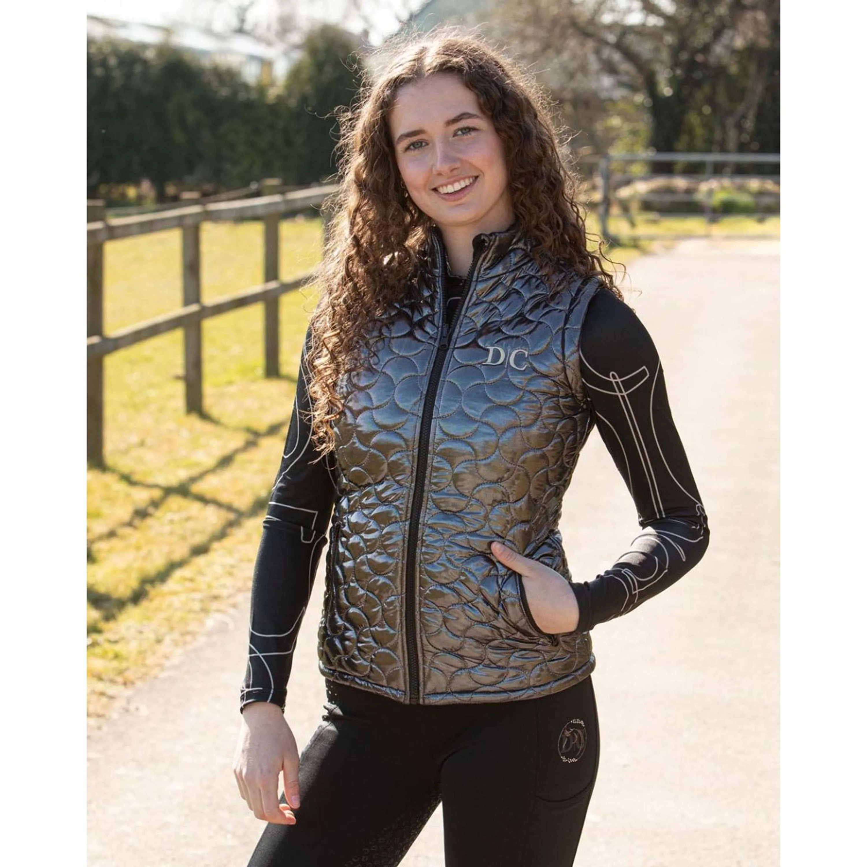 Harry's Horse Bodychauffant Denici Cavalli Stardust Réversible Noir - Image 9