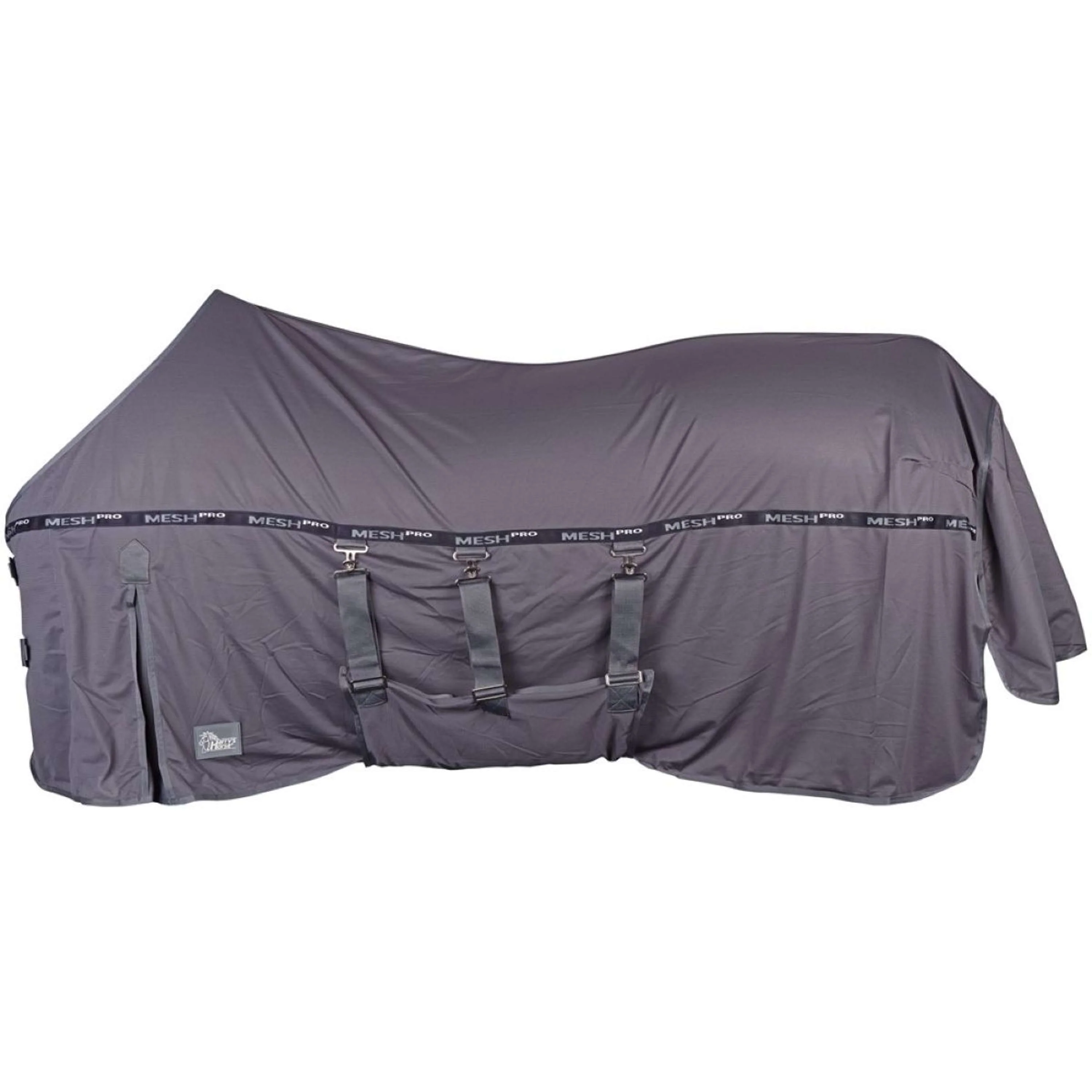 Harry's Horse Couverture Anti-Mouches Mesh Pro Belly Gris - Image 11