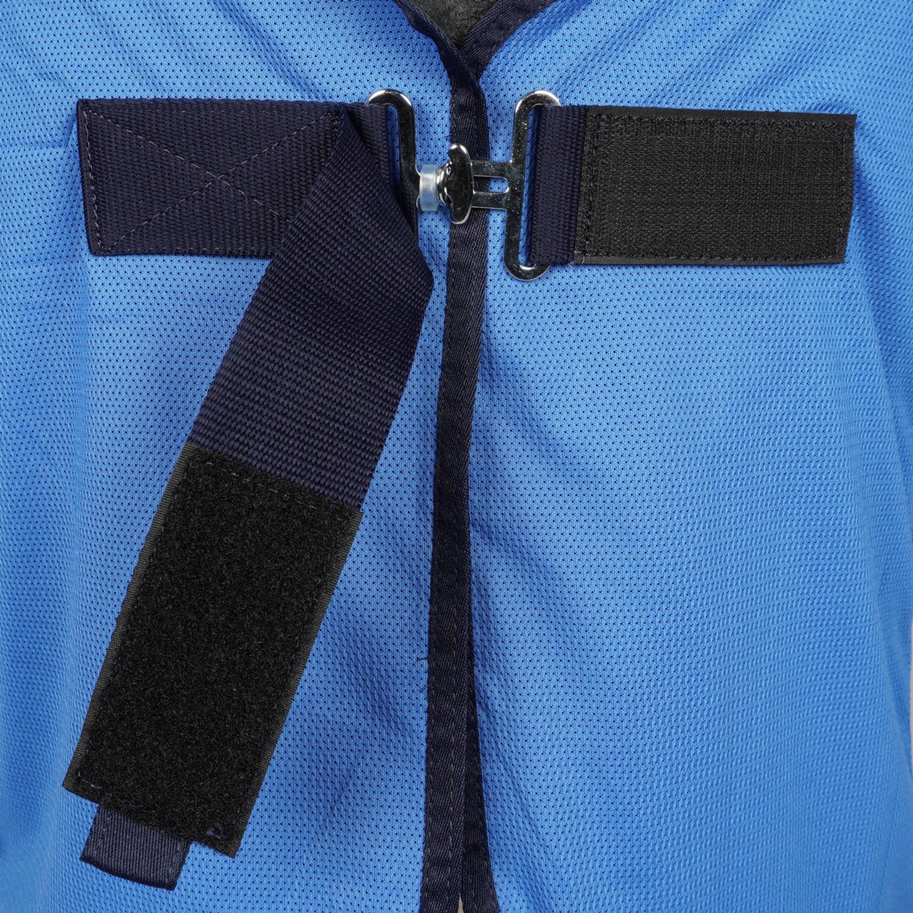 Harry's Horse Couverture Anti-Mouches Mesh Pro Neck Bleu - Image 4