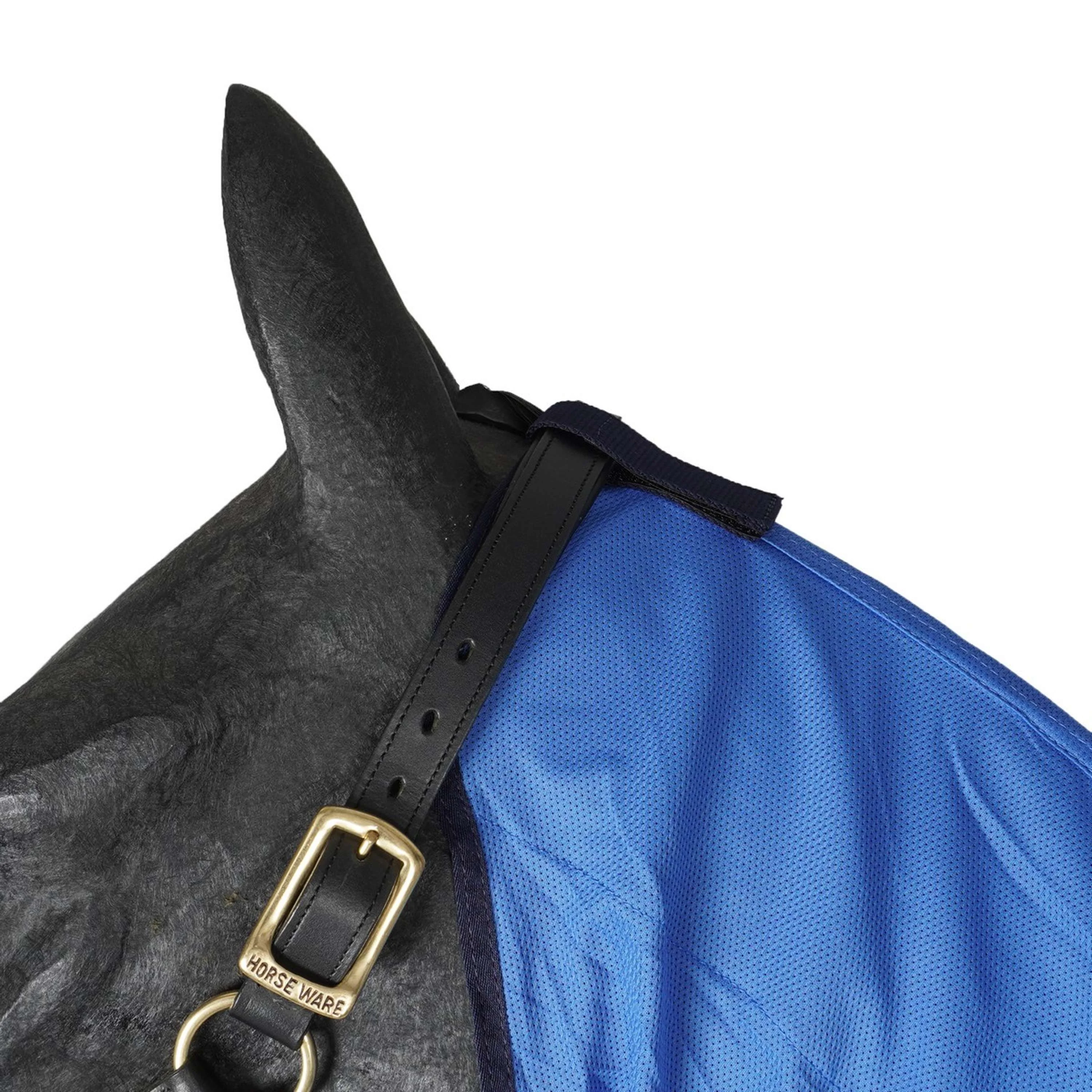 Harry's Horse Couverture Anti-Mouches Mesh Pro Neck Bleu - Image 6