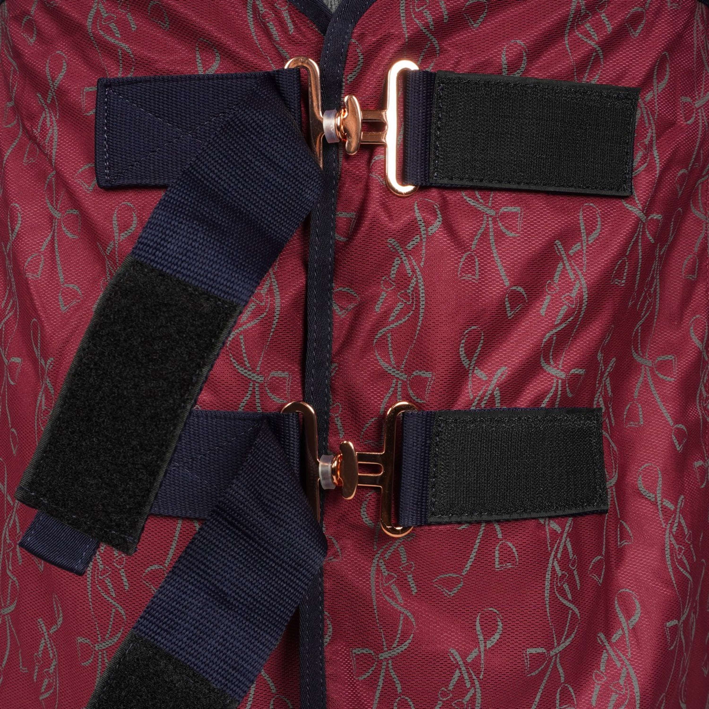 Harry's Horse Couverture Anti-Mouches Mesh Superior Bordeaux - Image 4