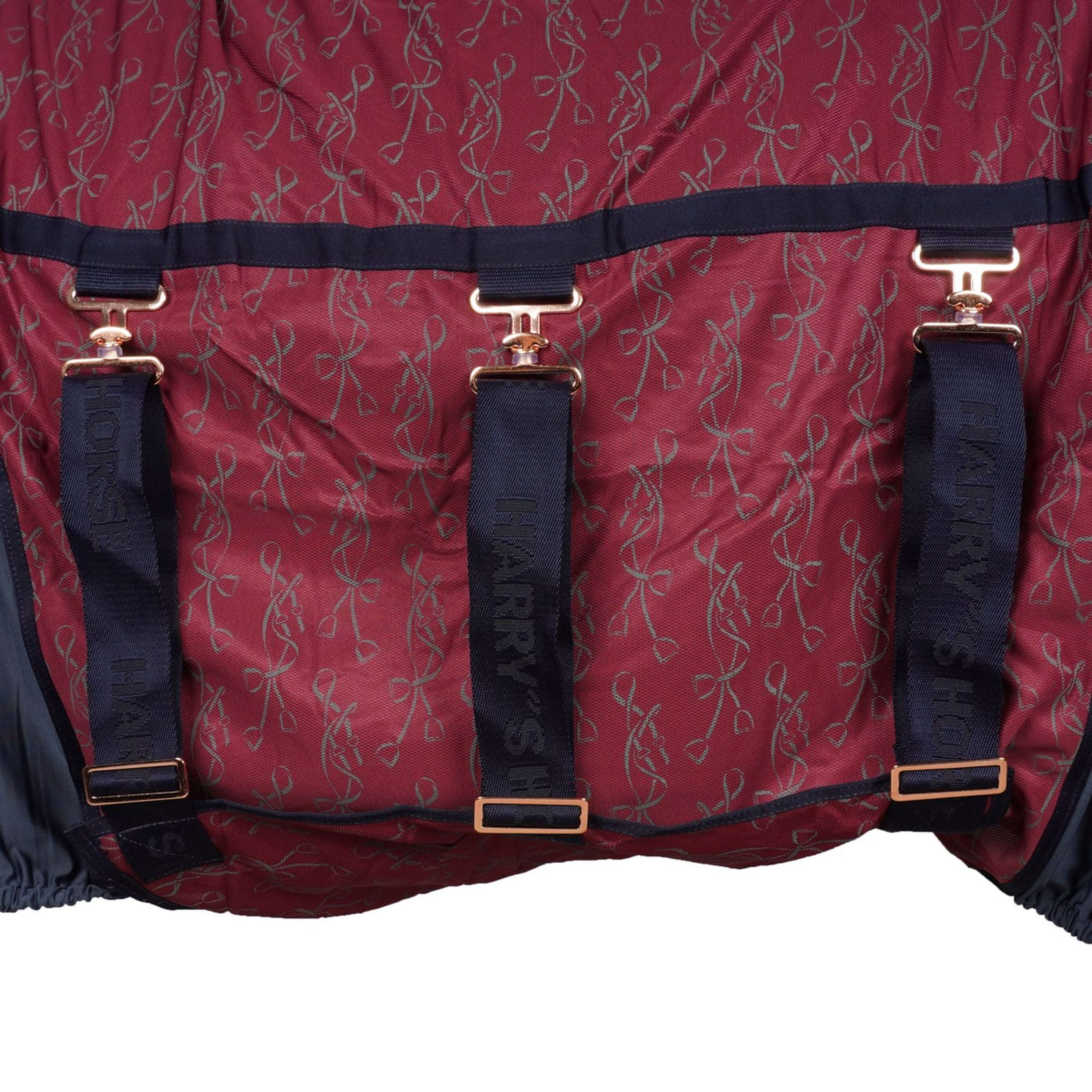 Harry's Horse Couverture Anti-Mouches Mesh Superior Bordeaux - Image 8