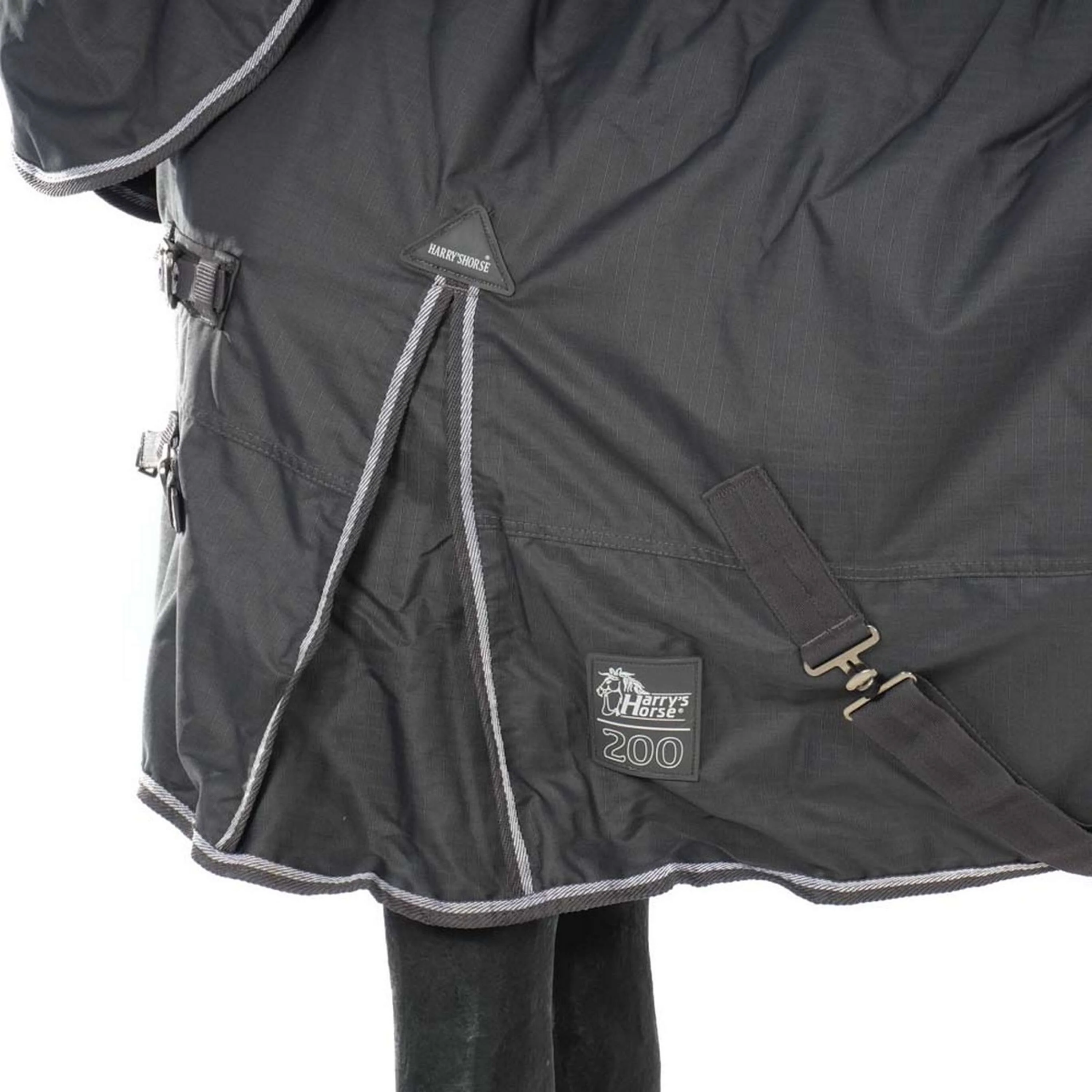 Harry's Horse Couverture d'Extérieur Thor 200g avec Couvre-cou Ébène - Image 5