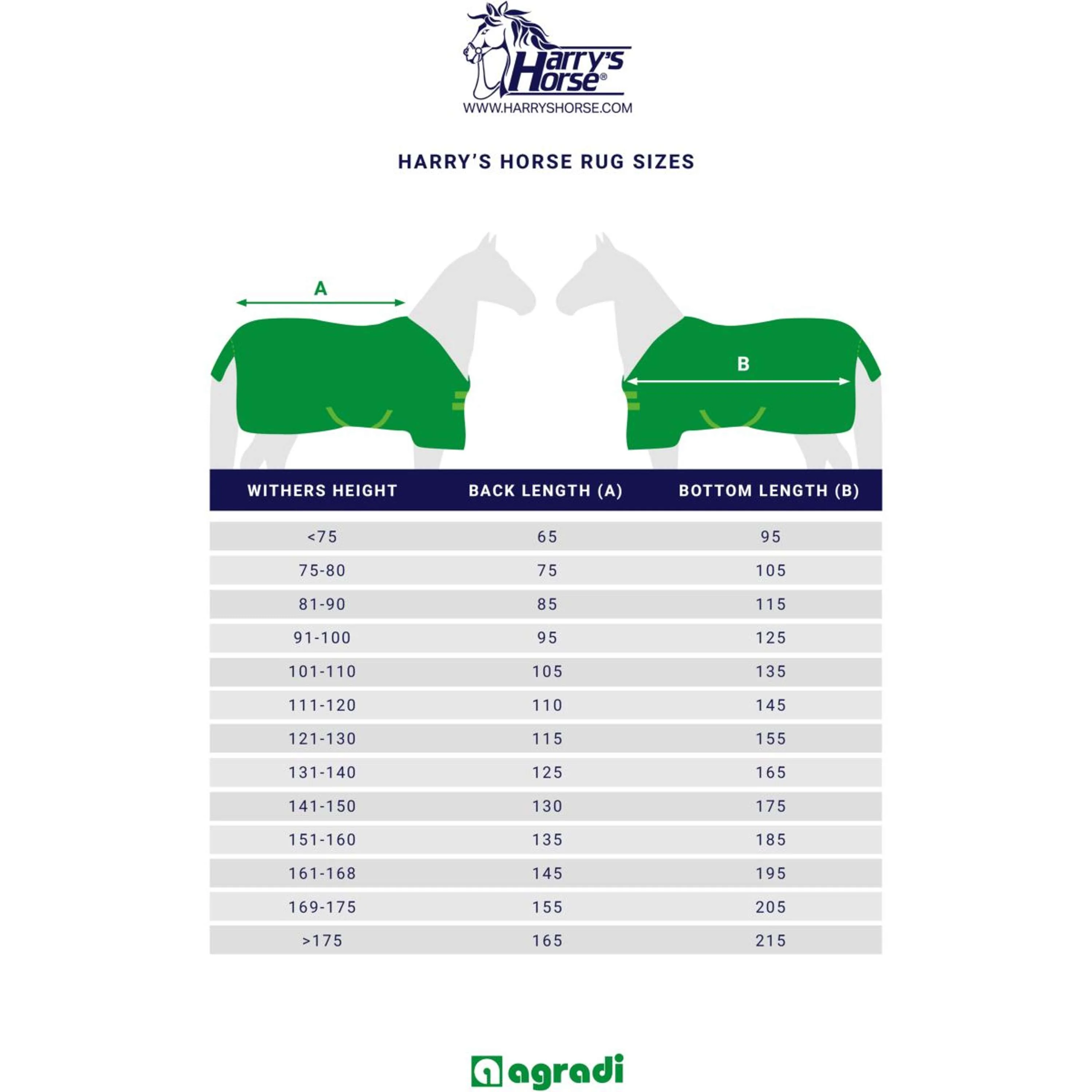Harry's Horse Couverture Jersey Cooler Marin - Image 8