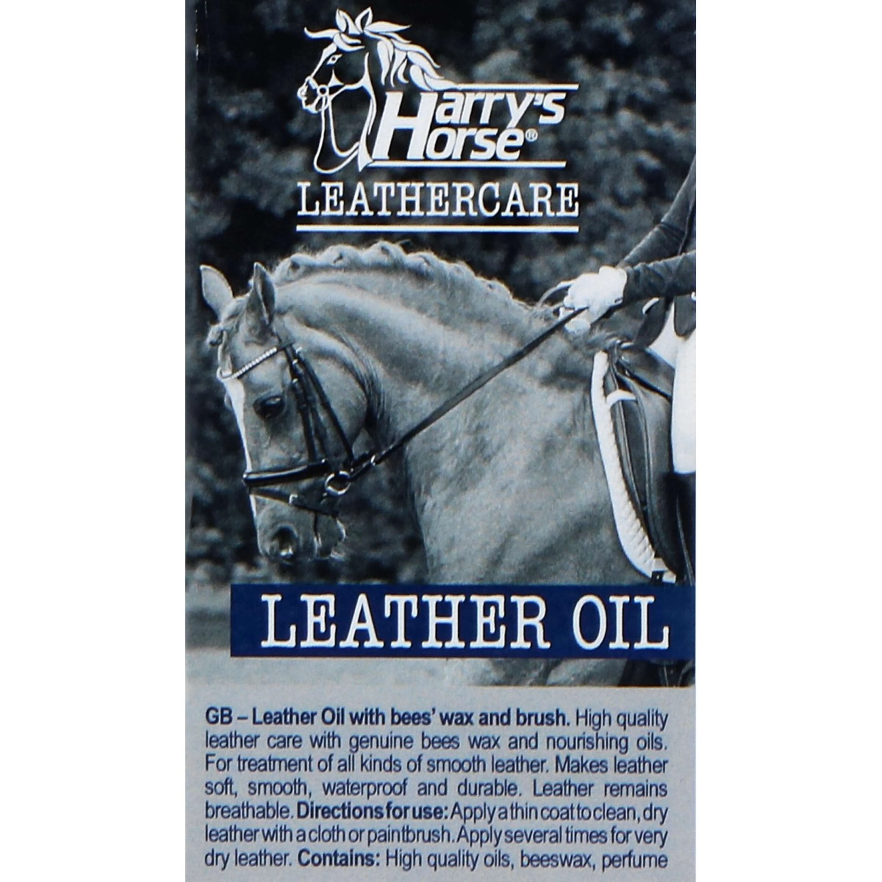 Harry's Horse Huile pour Cuir avec cire d'abeille et Brosse - Image 3