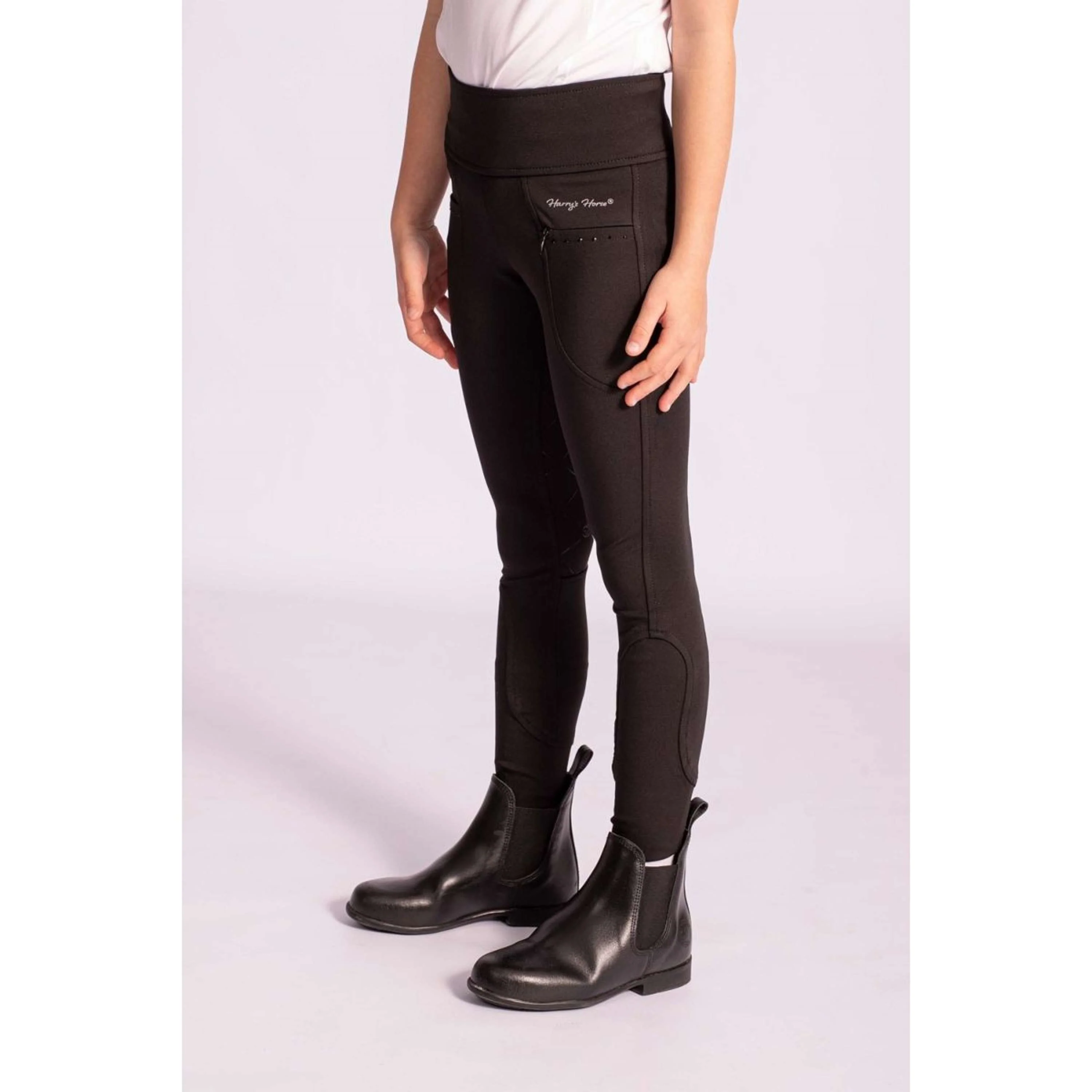 Harry's Horse Legging d'Équitation Equitights Rookie Full Grip Noir - Image 2