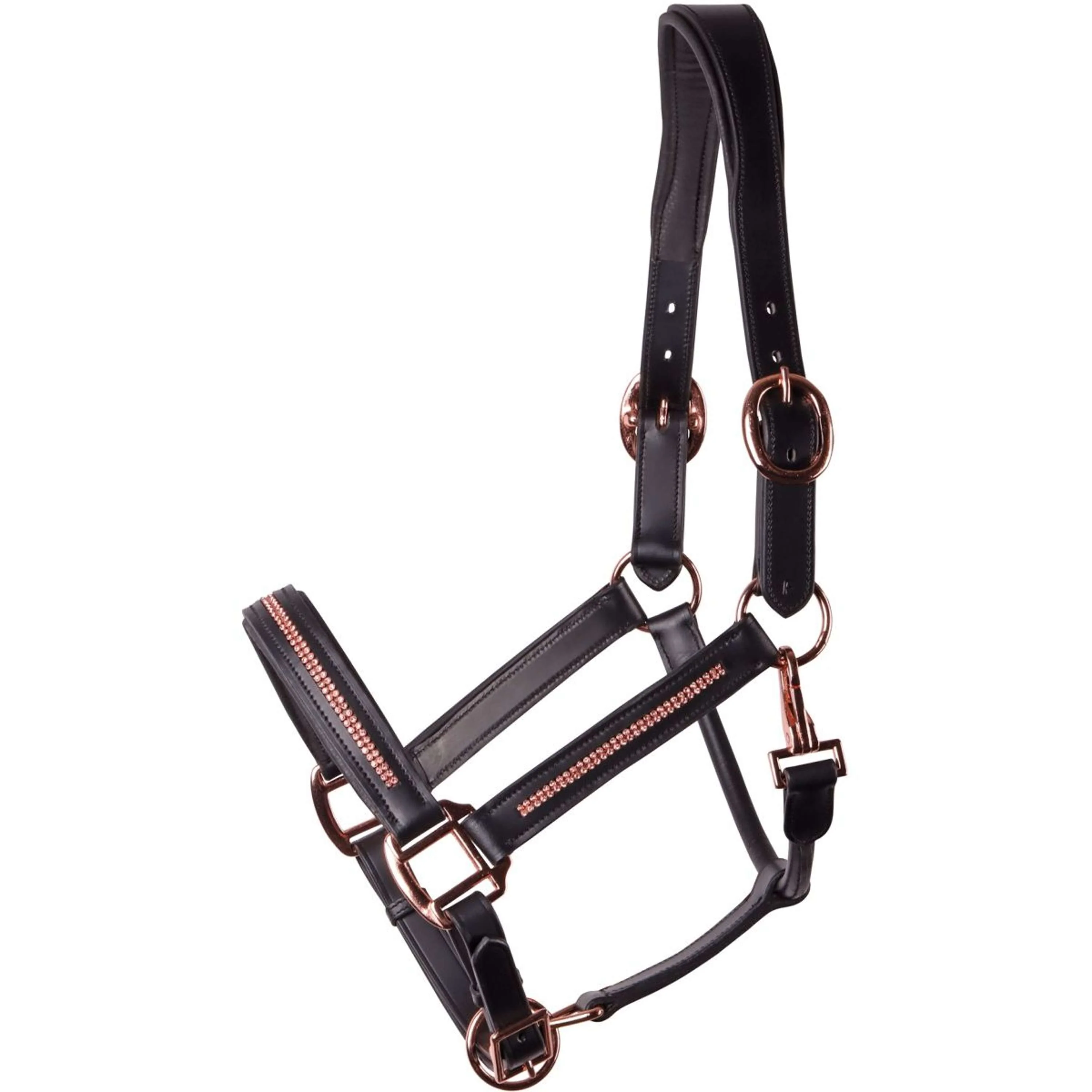 Harry's Horse Licol Leder Metallic Noir/Or rose - Image 2
