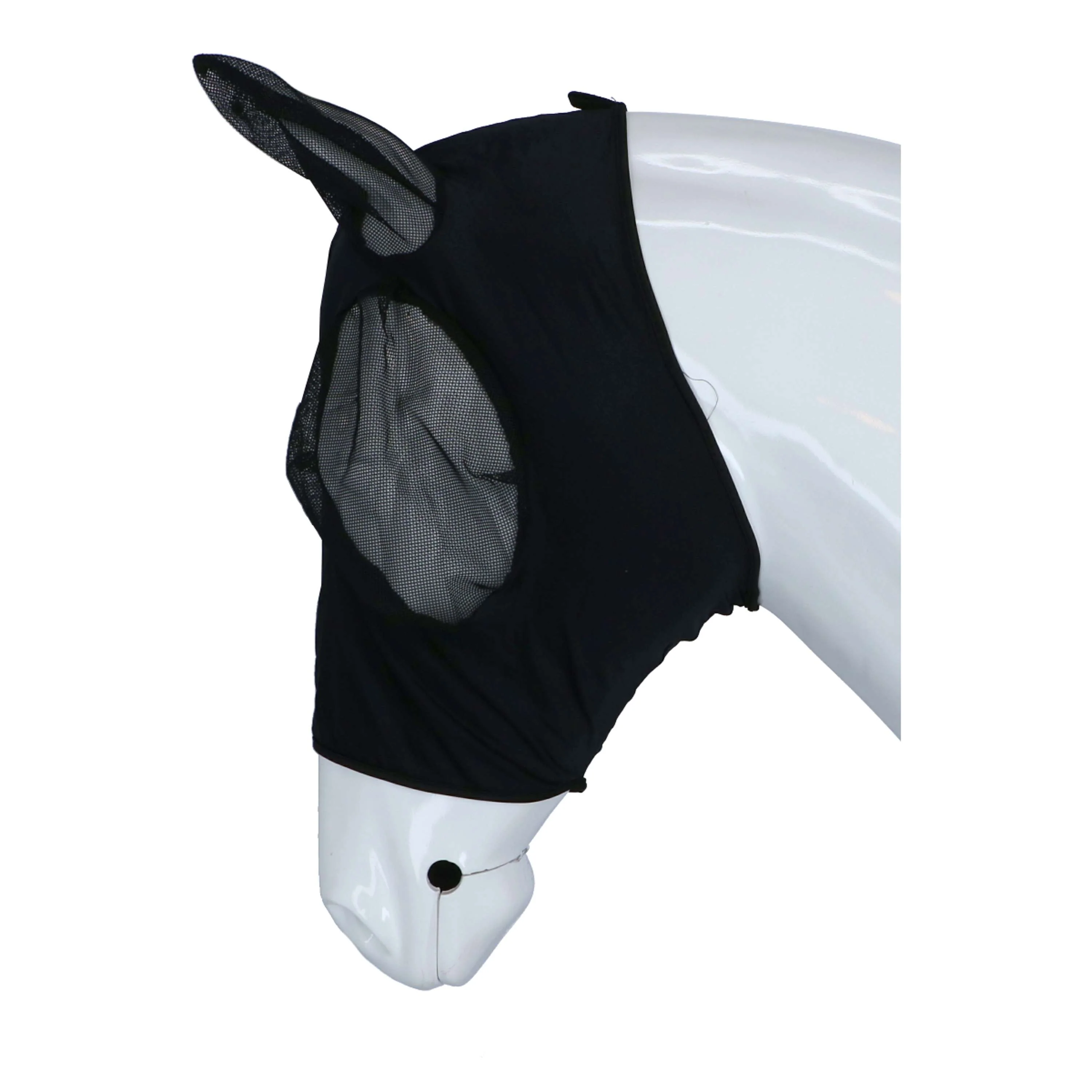 Harry's Horse Masque Anti-Mouches SkinFit avec Oreilles Noir - Image 3