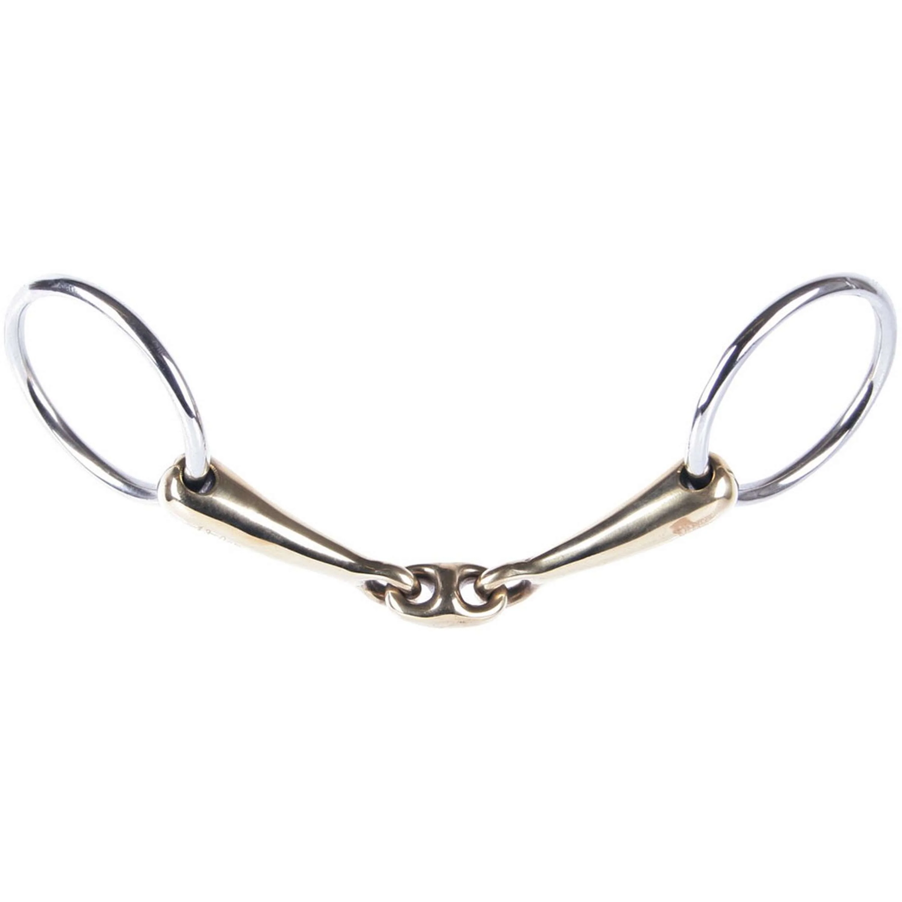 Harry's Horse Mors de Filet Gold Brass Ovale Lien 16mm - Image 2
