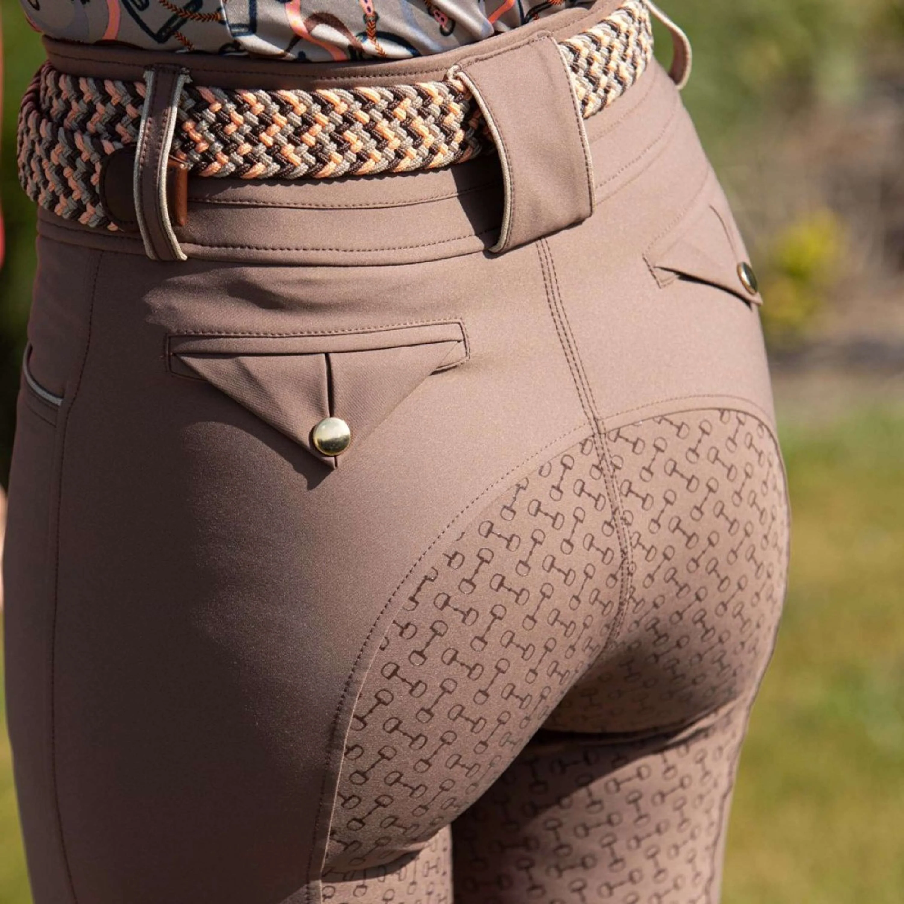 Harry's Horse Pantalon d'Équitation Classy Full Grip Coffee Quartz - Image 4