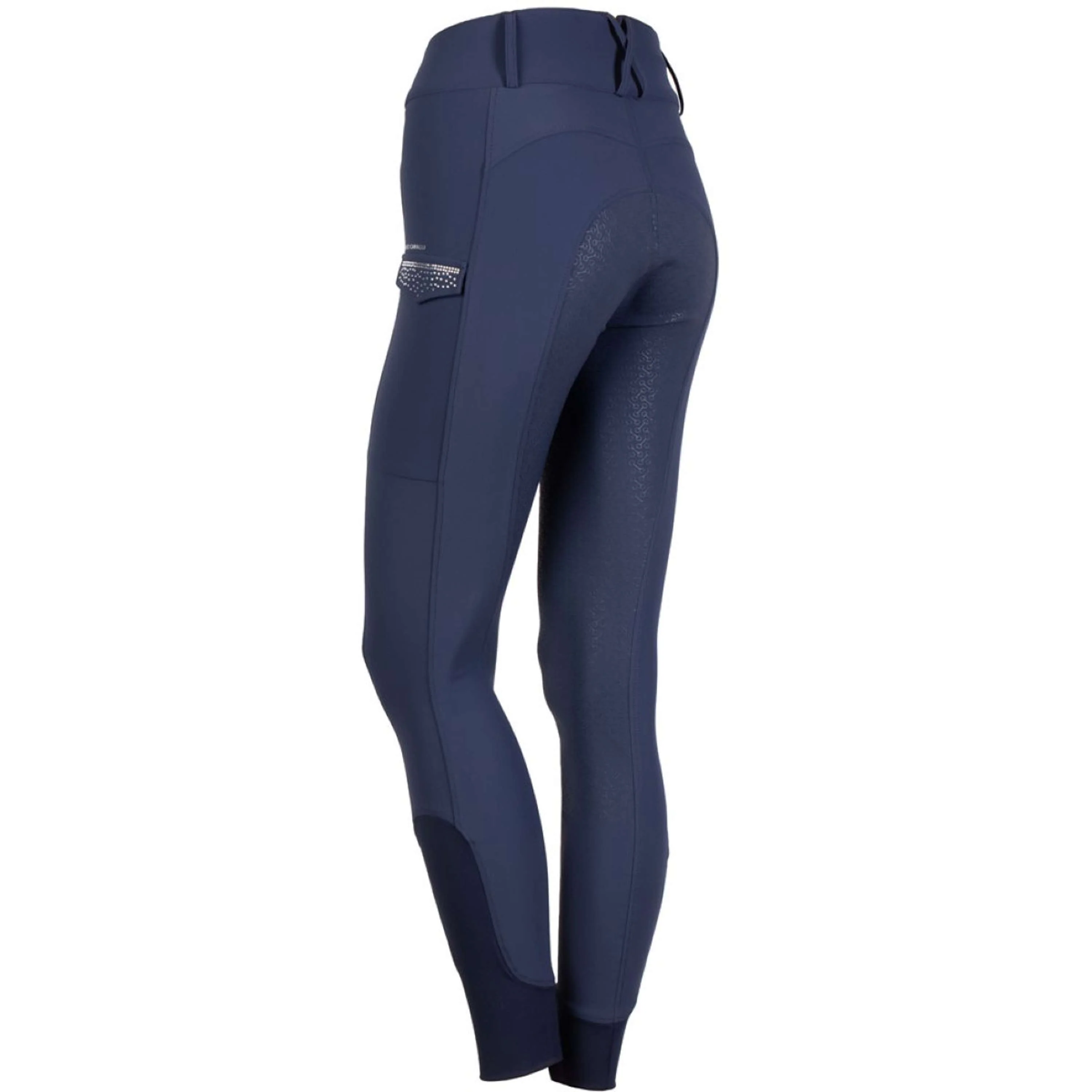 Harry's Horse Pantalon d'Équitation Denici Cavalli Purple Passion Full Grip Peacoat - Image 2