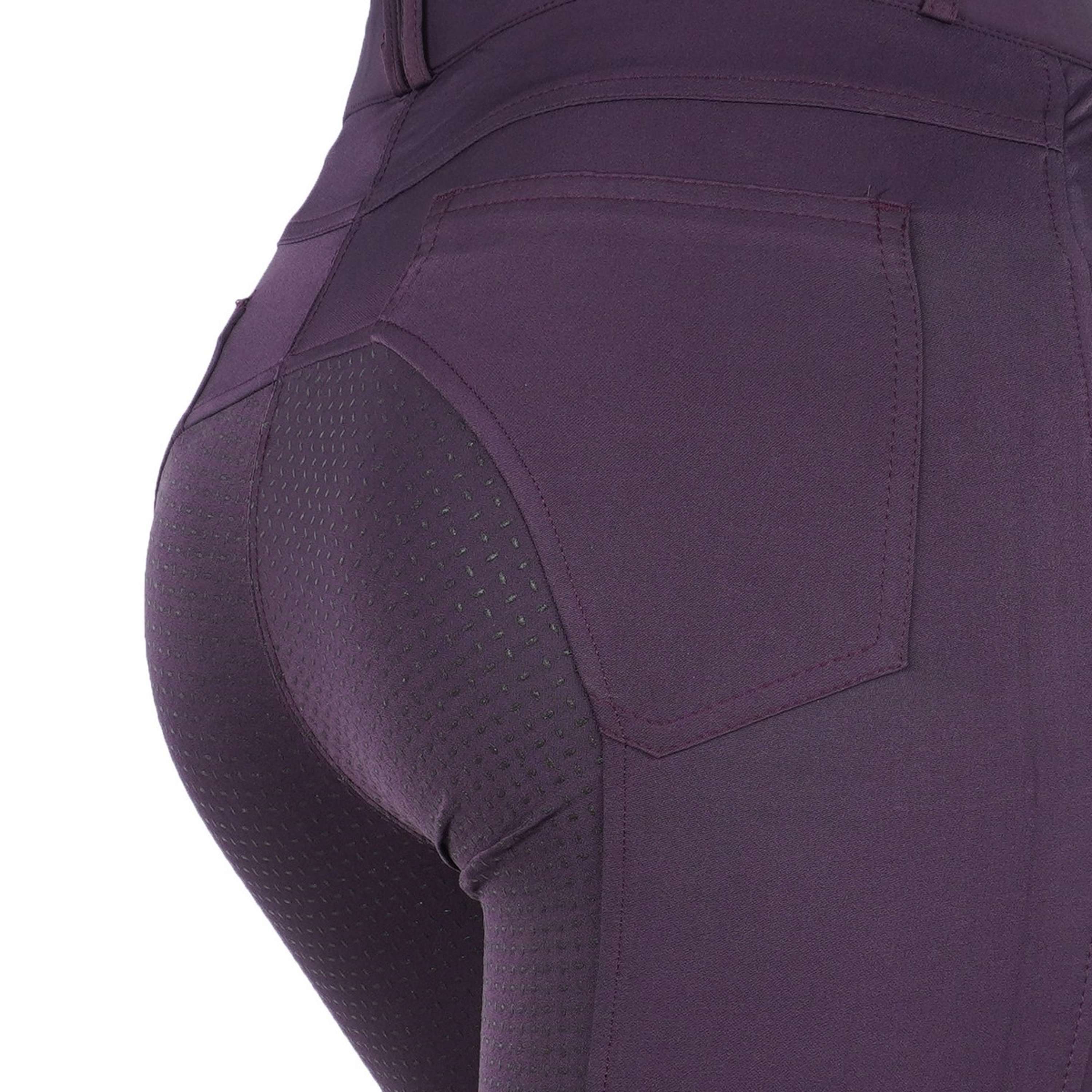 Harry's Horse Pantalon d'Équitation Redwood Full Grip Violet - Image 9