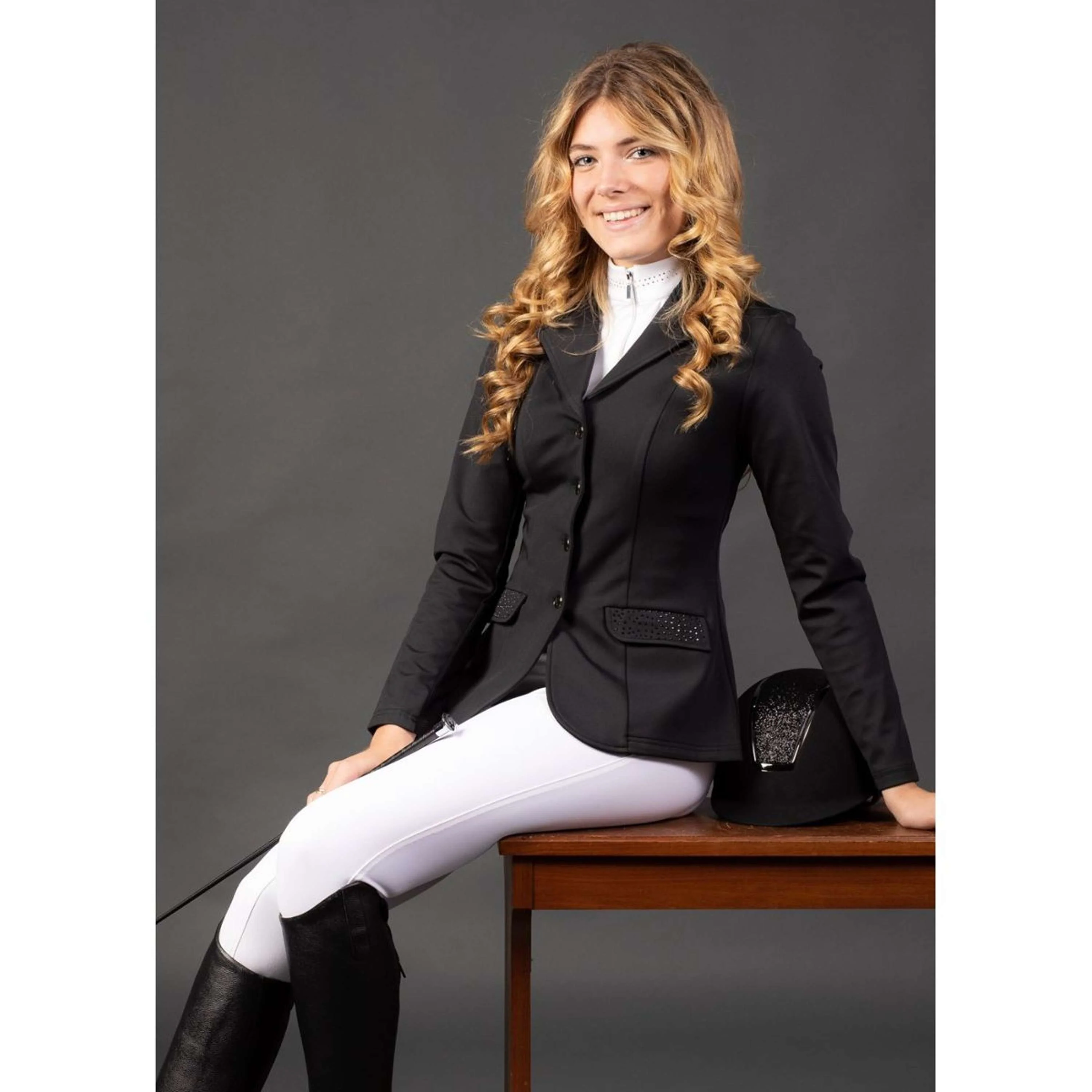 Harry's Horse Petite Veste de Concours Crystal Noir - Image 4