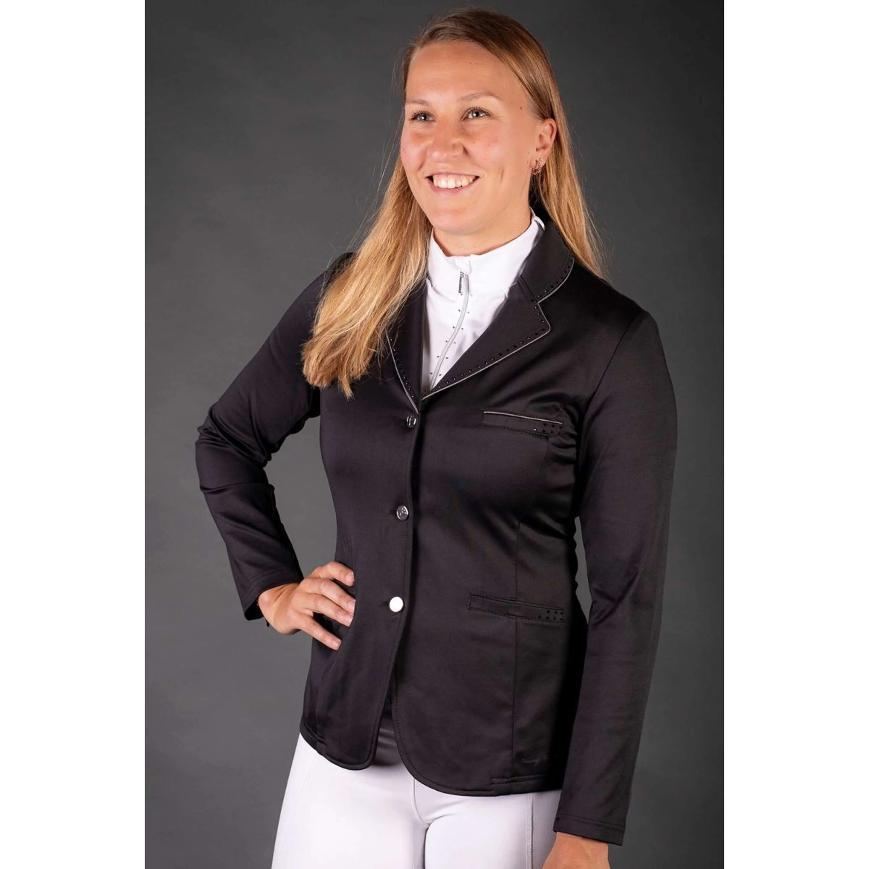 Harry's Horse Petite Veste de Concours Glitter Noir - Image 3