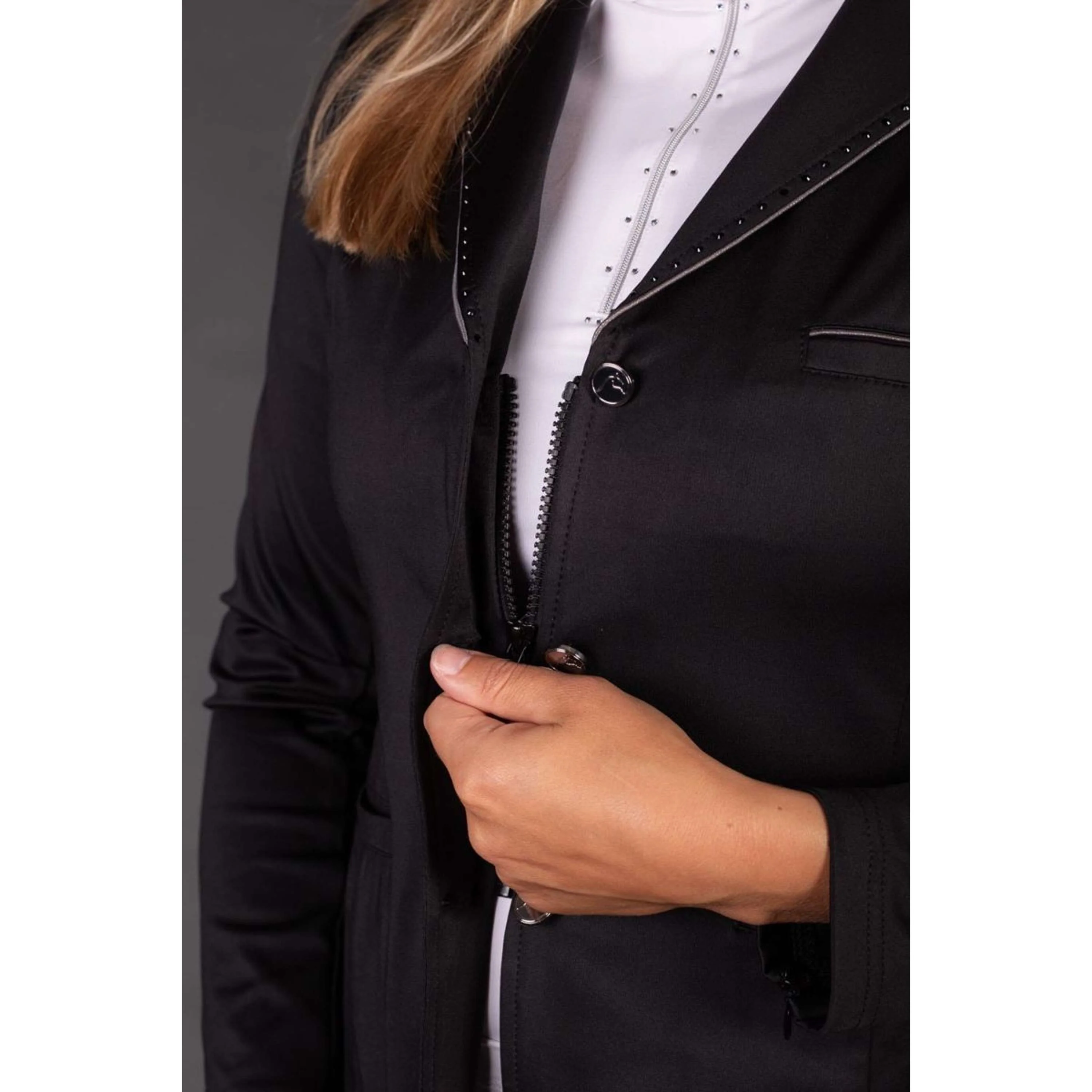 Harry's Horse Petite Veste de Concours Glitter Noir - Image 6