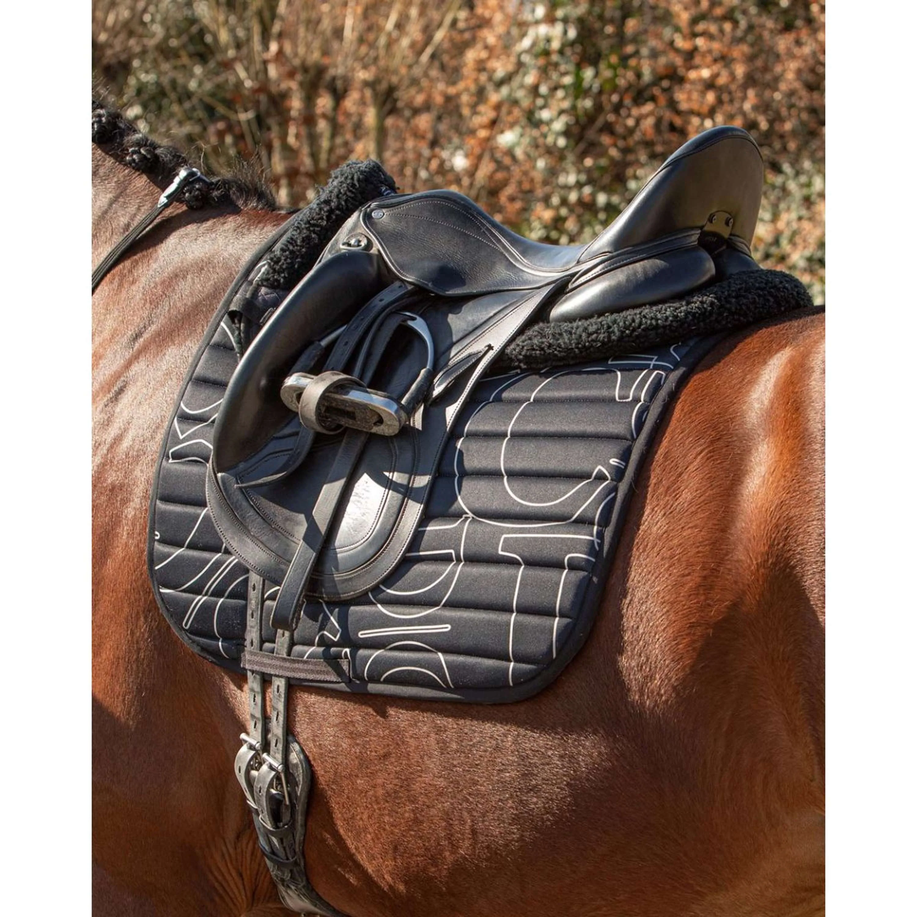 Harry's Horse Tapis de Selle Denici Cavalli Stardust Design Polyvalent Noir - Image 2