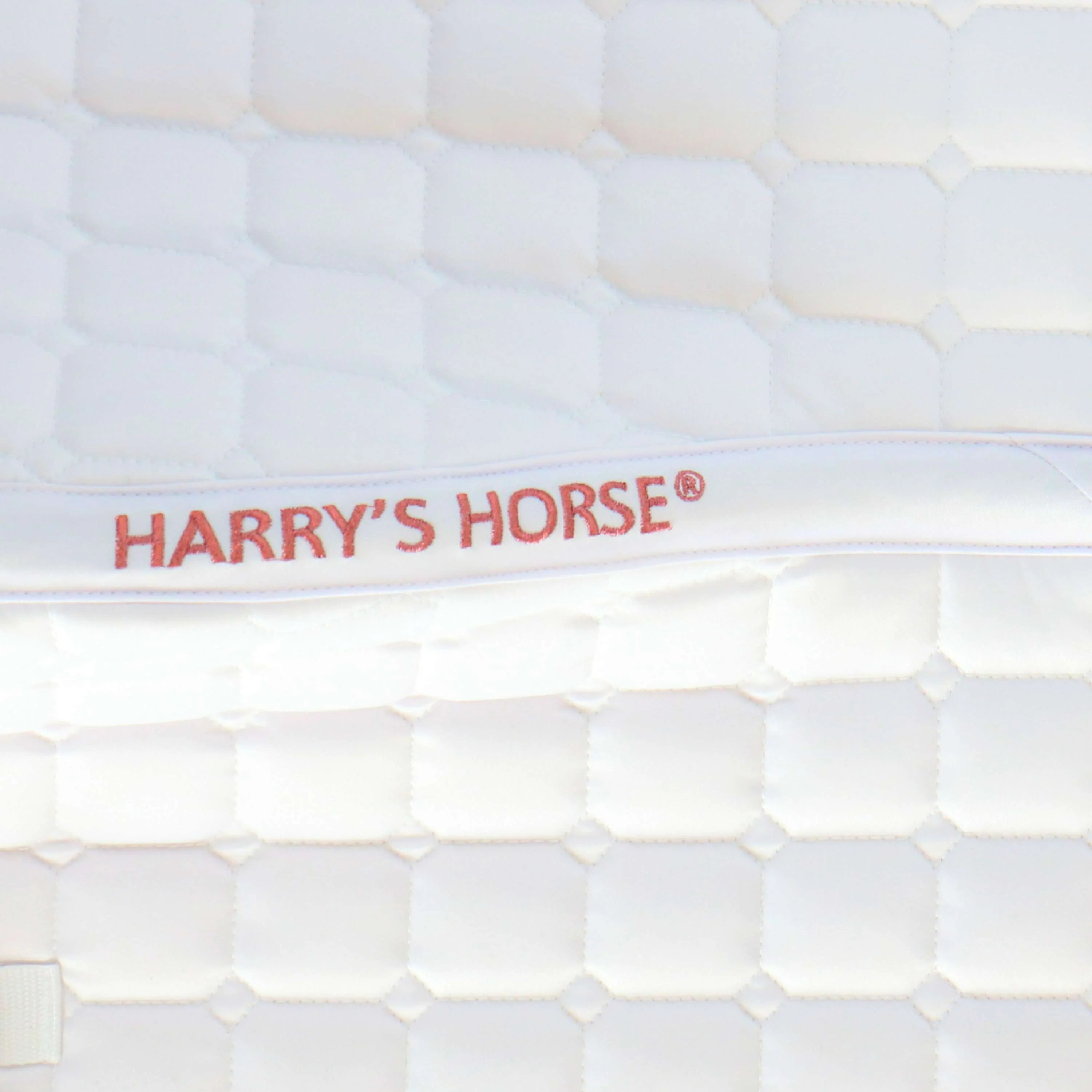 Harry's Horse Tapis de Selle Reverso Logo Competition Dressur Blanc/Rosegold - Image 6