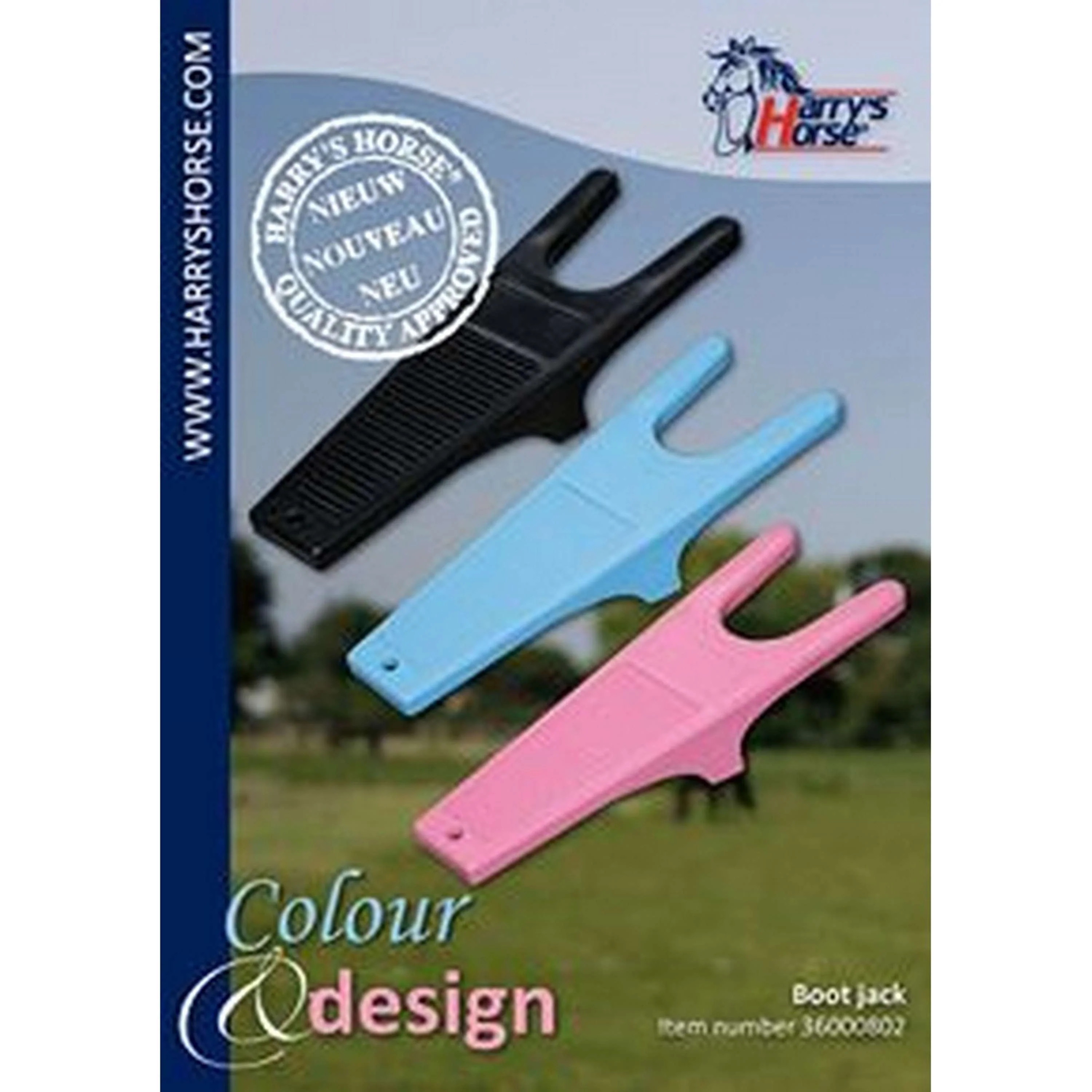 Harry's Horse Tire-Bottes Plastique Bleu clair - Image 2